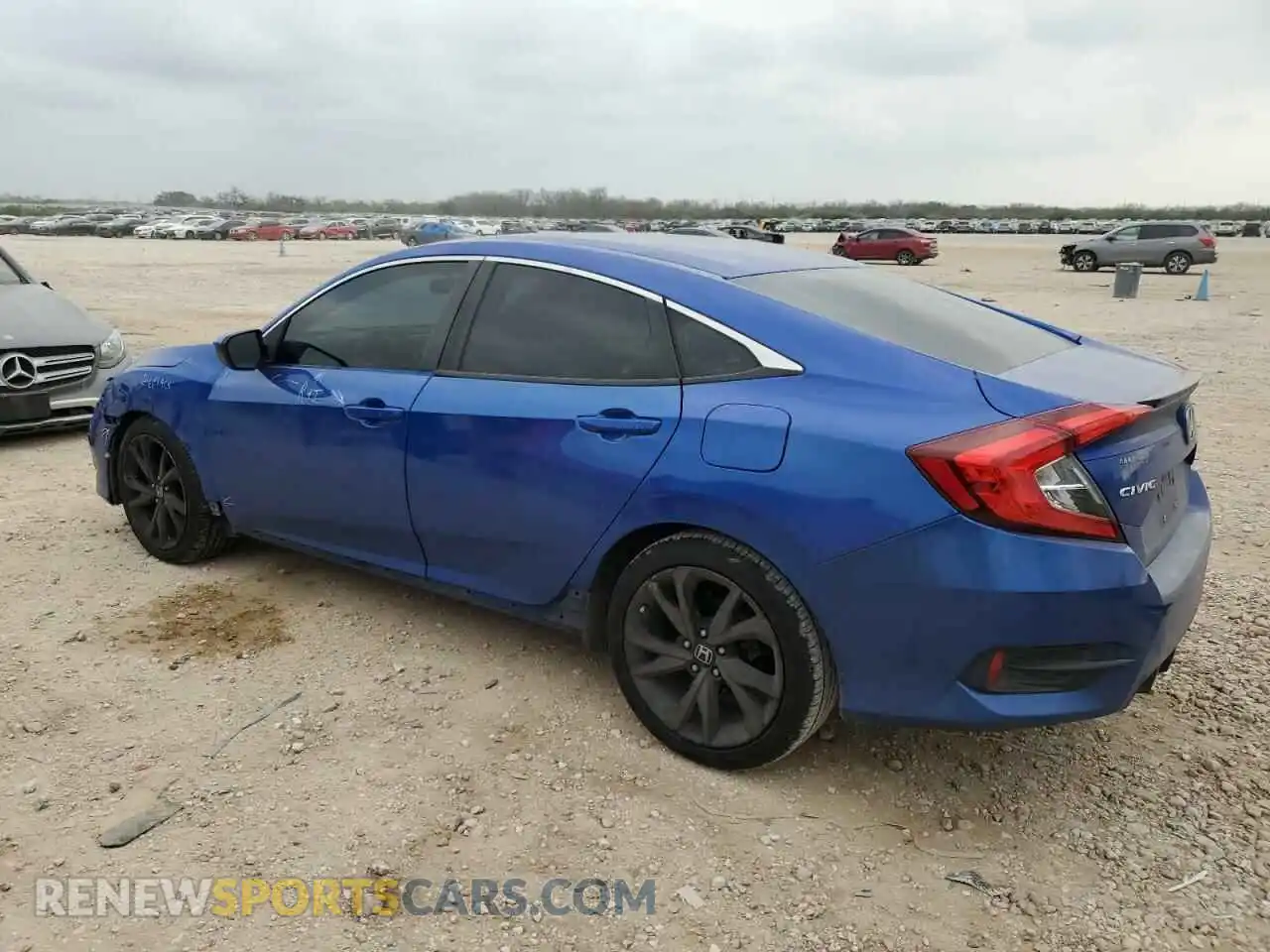 2 Photograph of a damaged car 19XFC2F80LE025163 HONDA CIVIC 2020