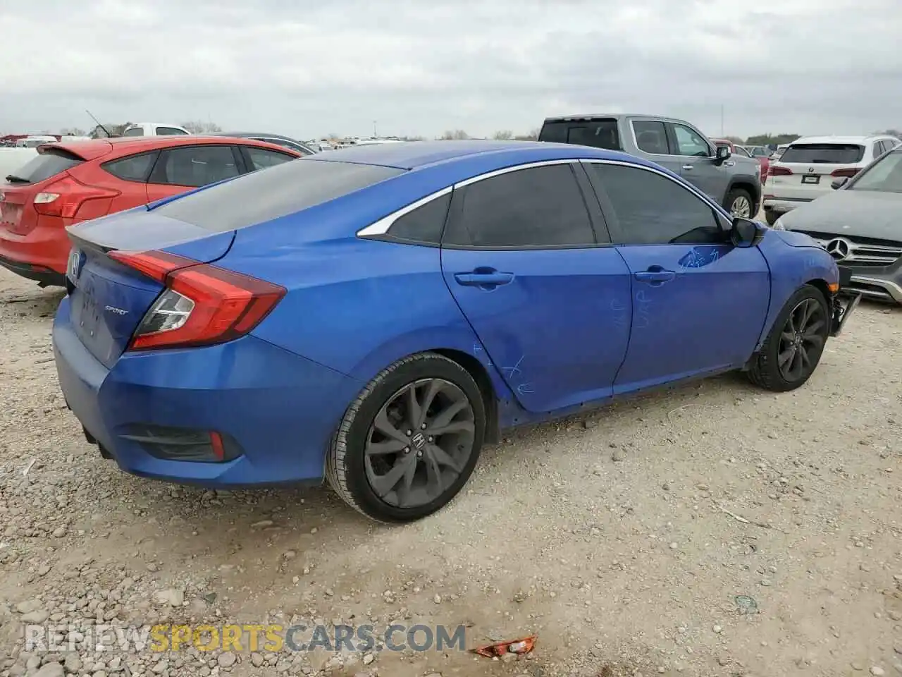 3 Photograph of a damaged car 19XFC2F80LE025163 HONDA CIVIC 2020