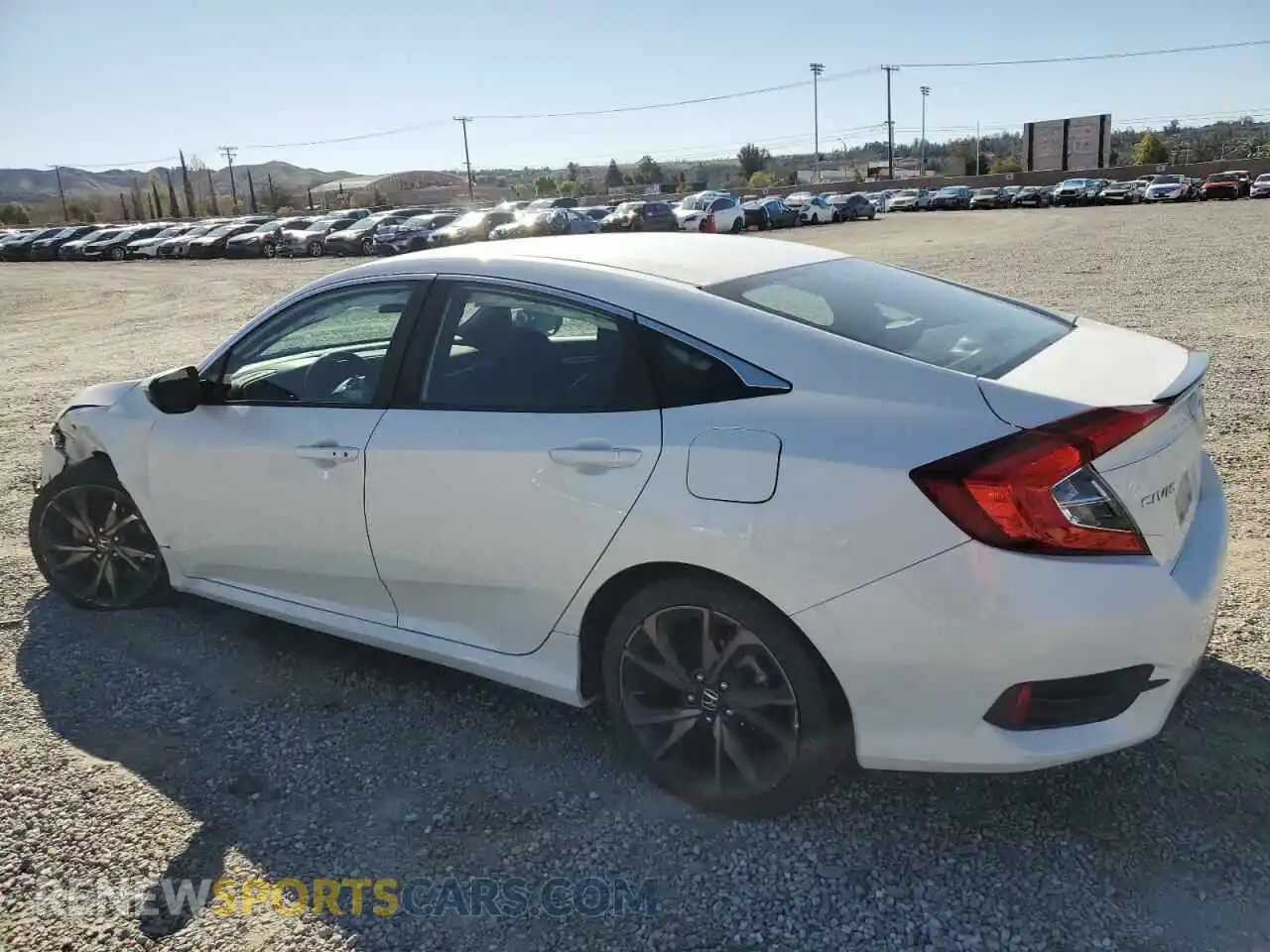 2 Photograph of a damaged car 19XFC2F80LE212340 HONDA CIVIC 2020