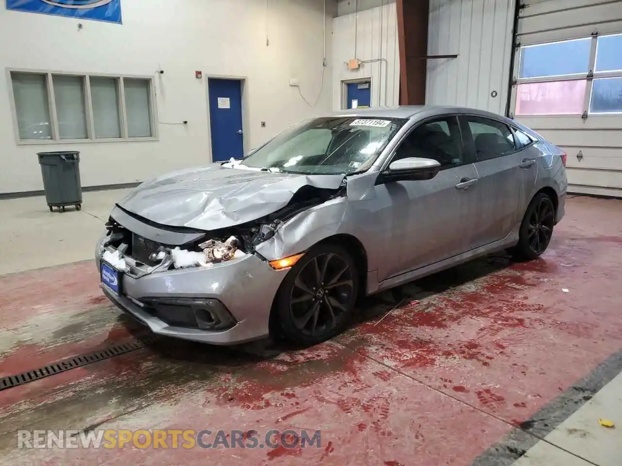 1 Фотография поврежденного автомобиля 19XFC2F81LE214792 HONDA CIVIC 2020