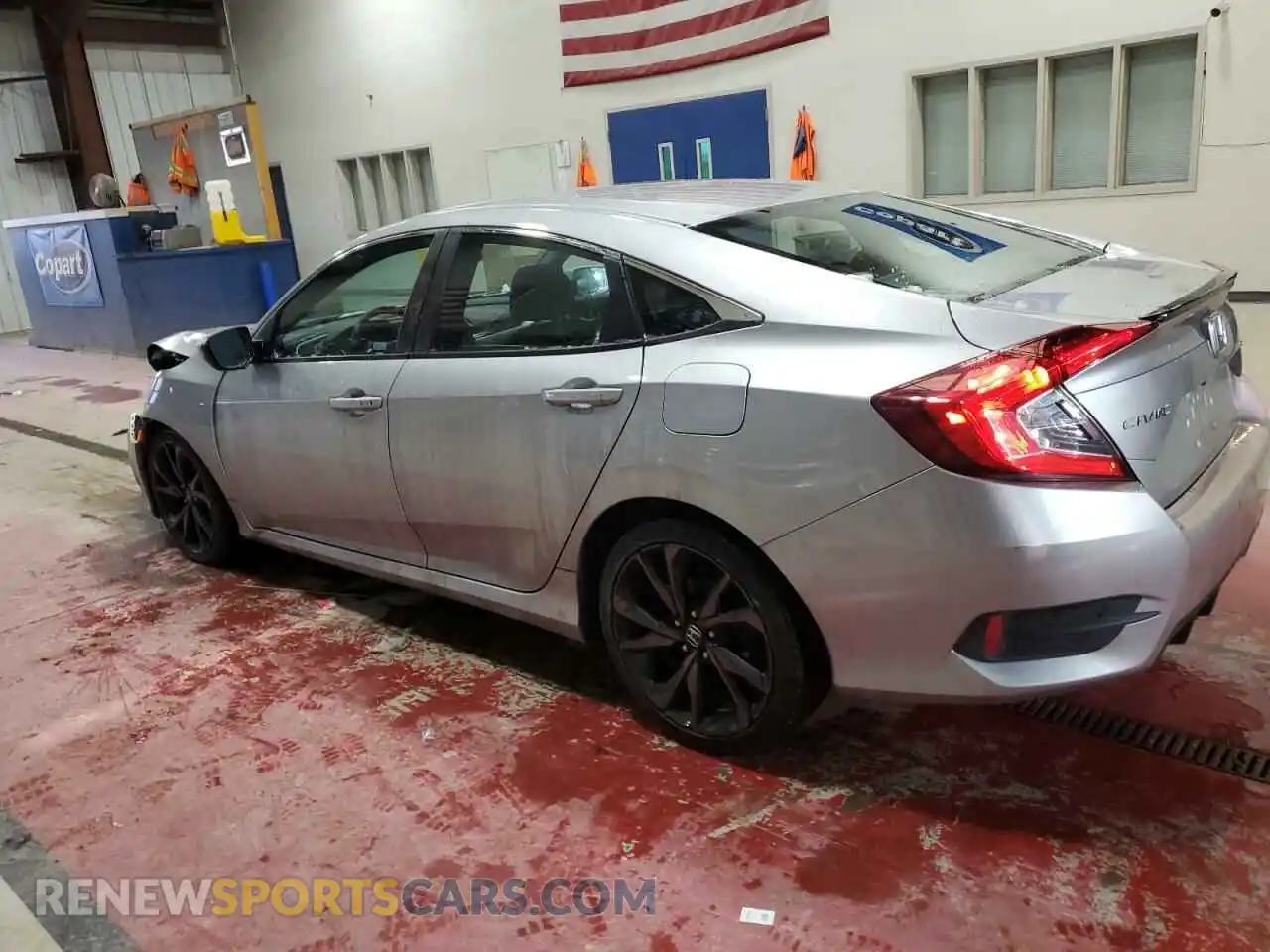 2 Фотография поврежденного автомобиля 19XFC2F81LE214792 HONDA CIVIC 2020