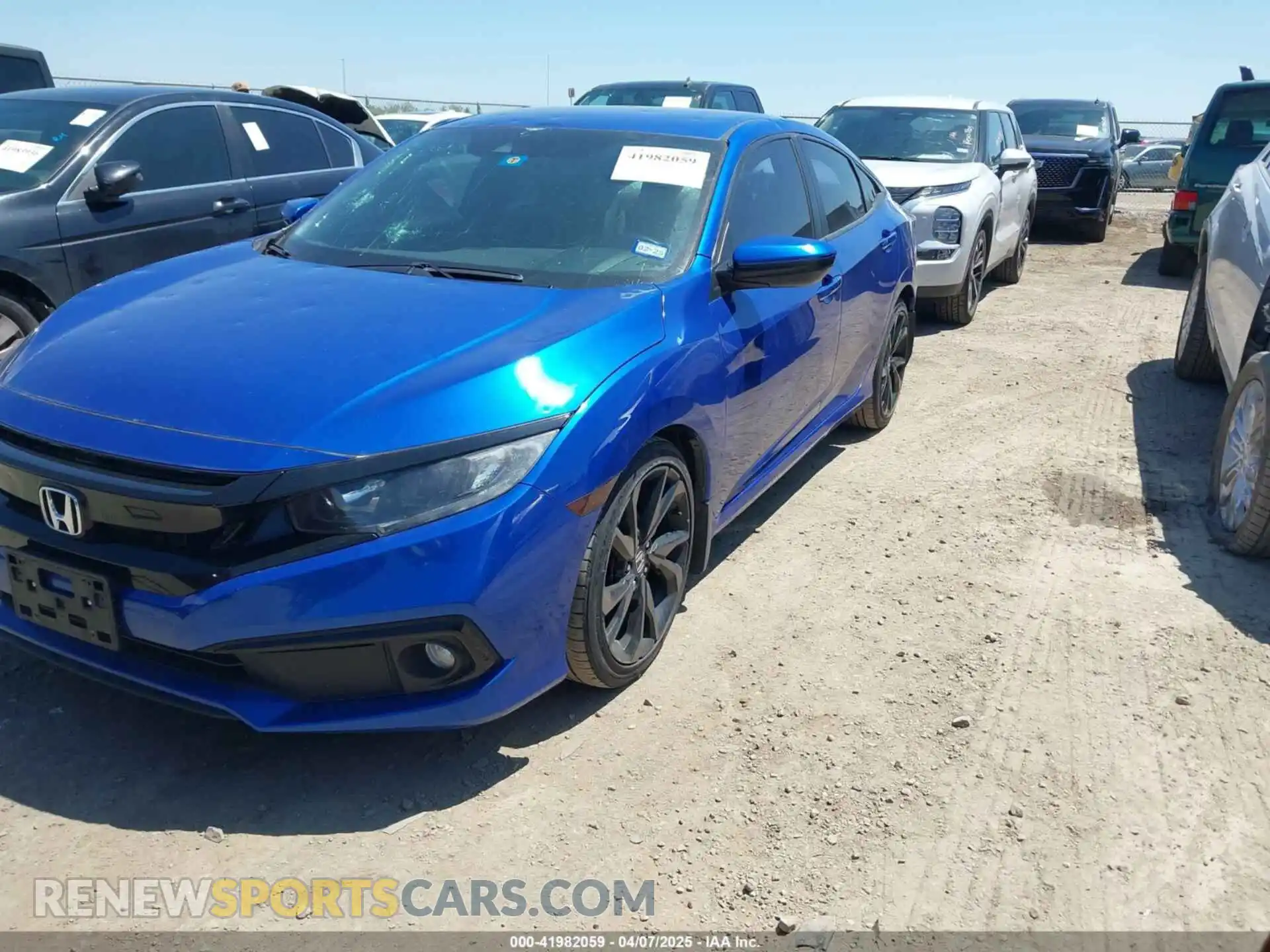 2 Photograph of a damaged car 19XFC2F82LE002354 HONDA CIVIC 2020