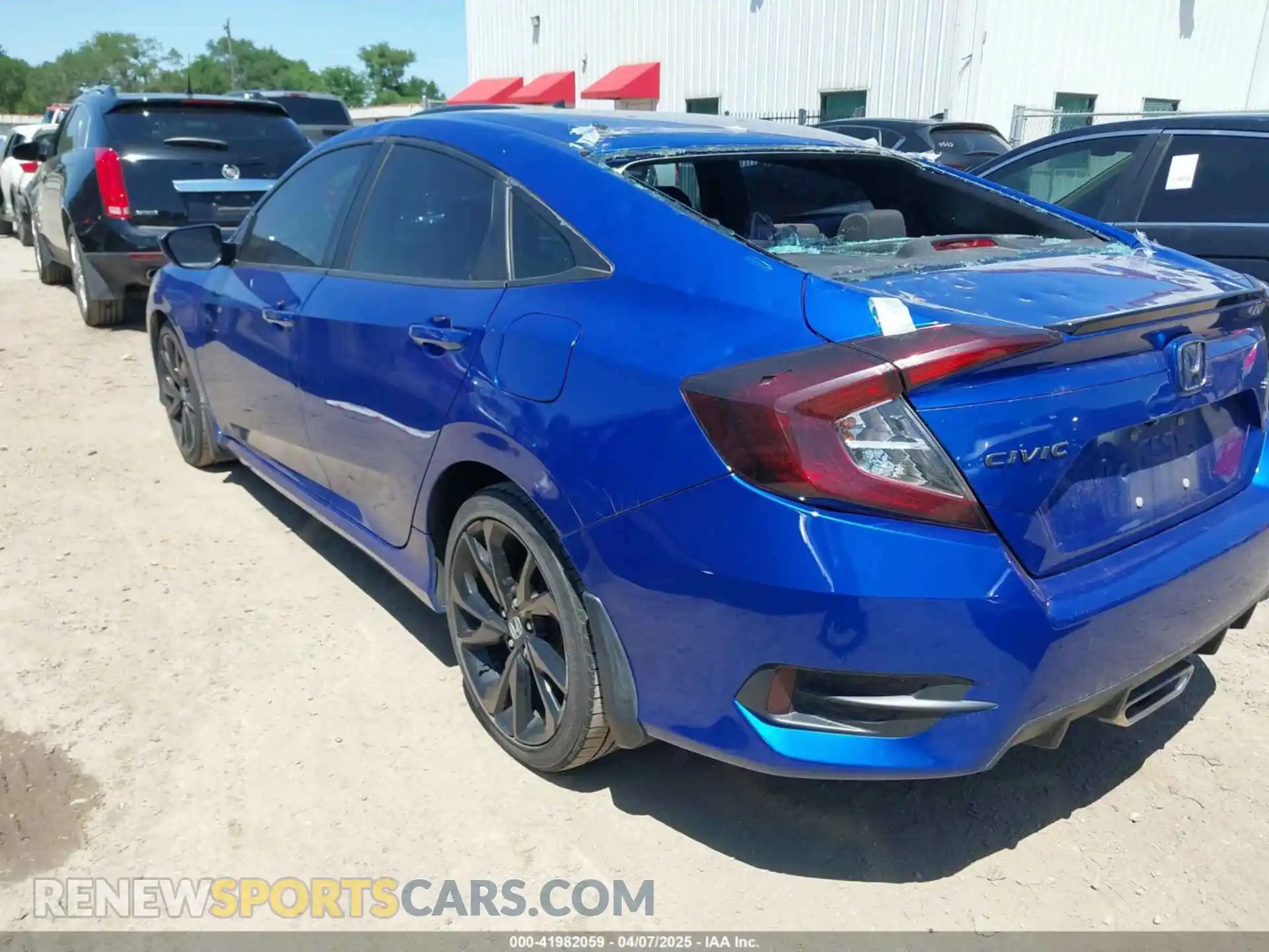 3 Photograph of a damaged car 19XFC2F82LE002354 HONDA CIVIC 2020