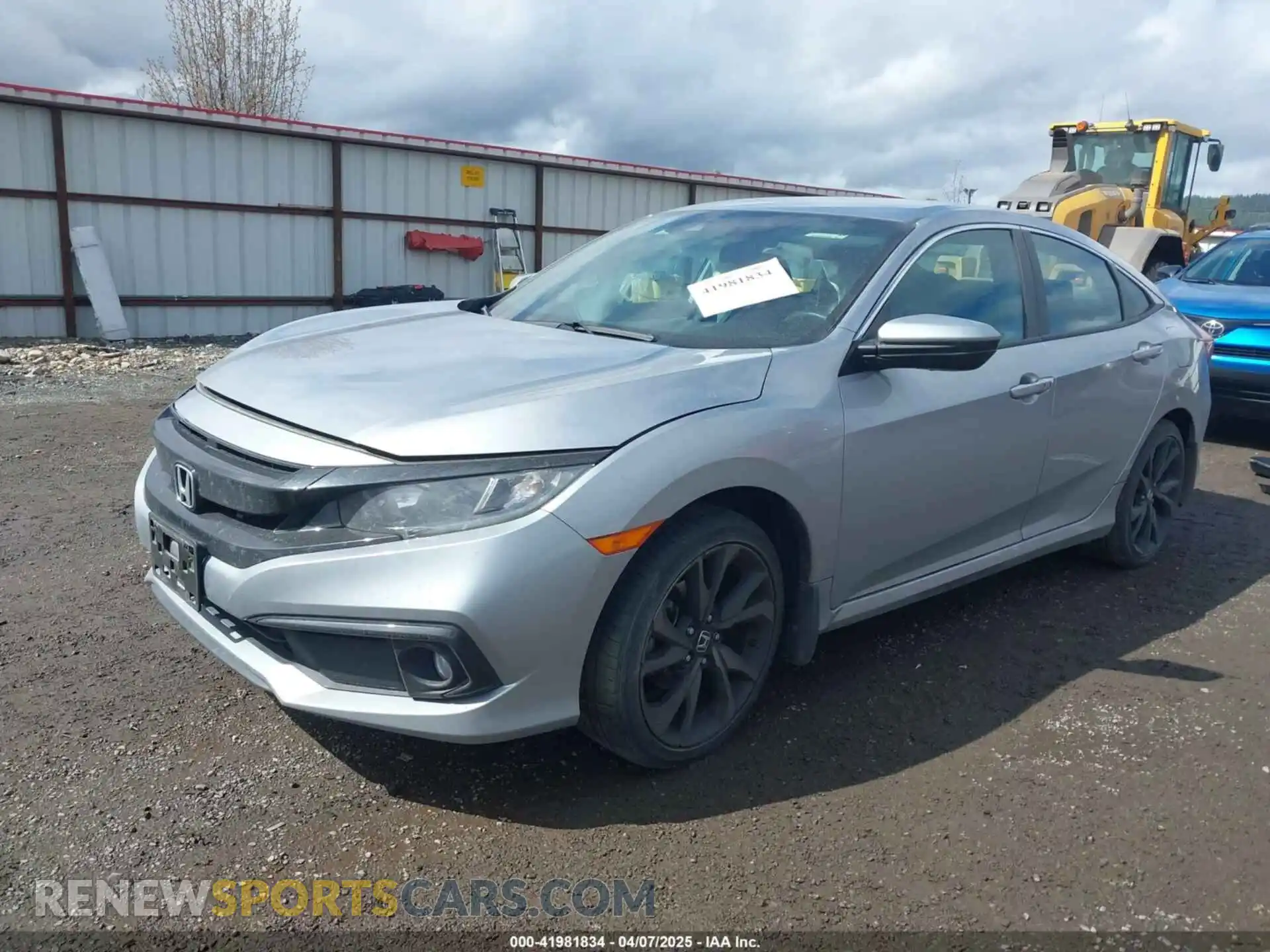 2 Photograph of a damaged car 19XFC2F82LE214820 HONDA CIVIC 2020