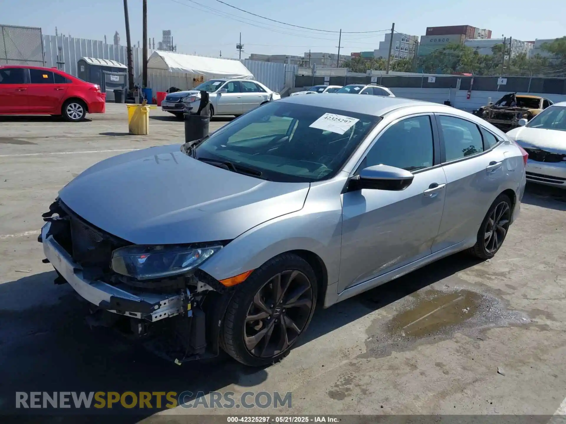 2 Photograph of a damaged car 19XFC2F83LE022516 HONDA CIVIC 2020