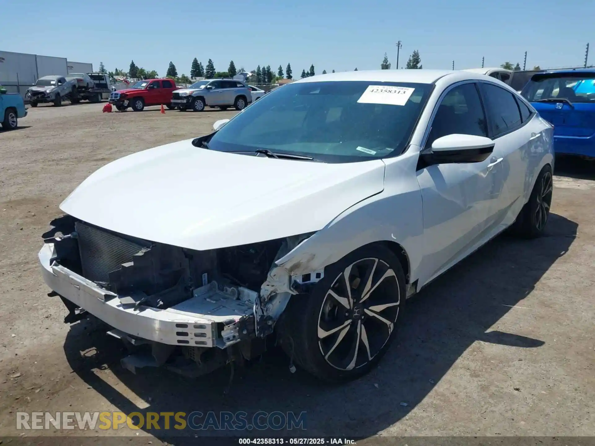 2 Photograph of a damaged car 19XFC2F83LE215720 HONDA CIVIC 2020