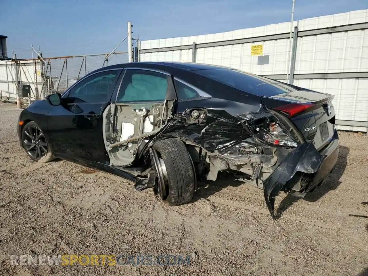2 Photograph of a damaged car 19XFC2F84LE002615 HONDA CIVIC 2020