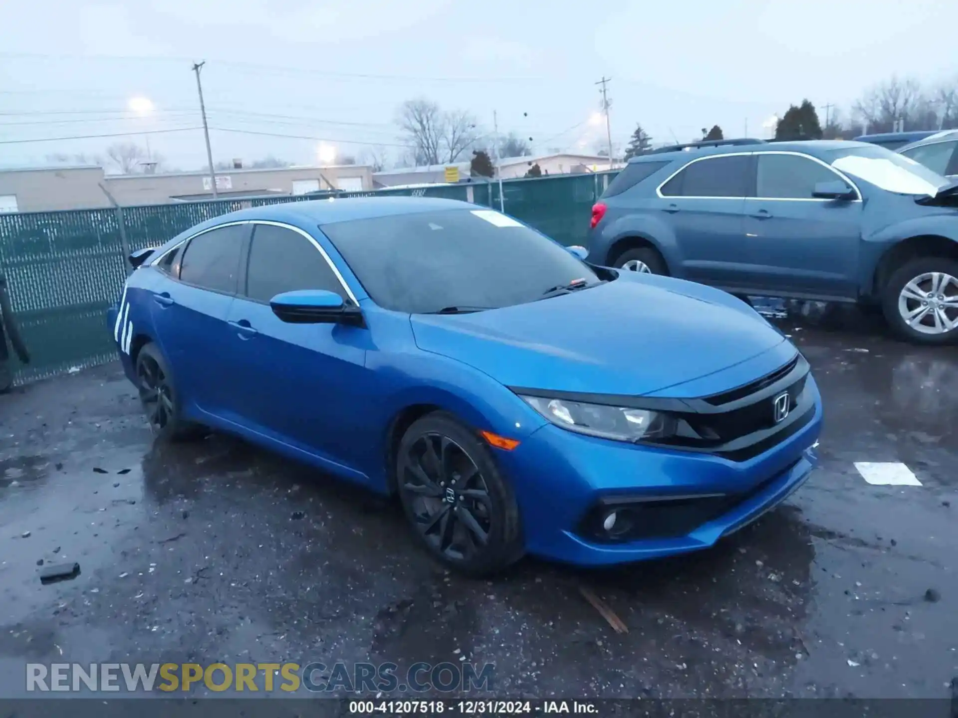 1 Photograph of a damaged car 19XFC2F84LE020922 HONDA CIVIC 2020