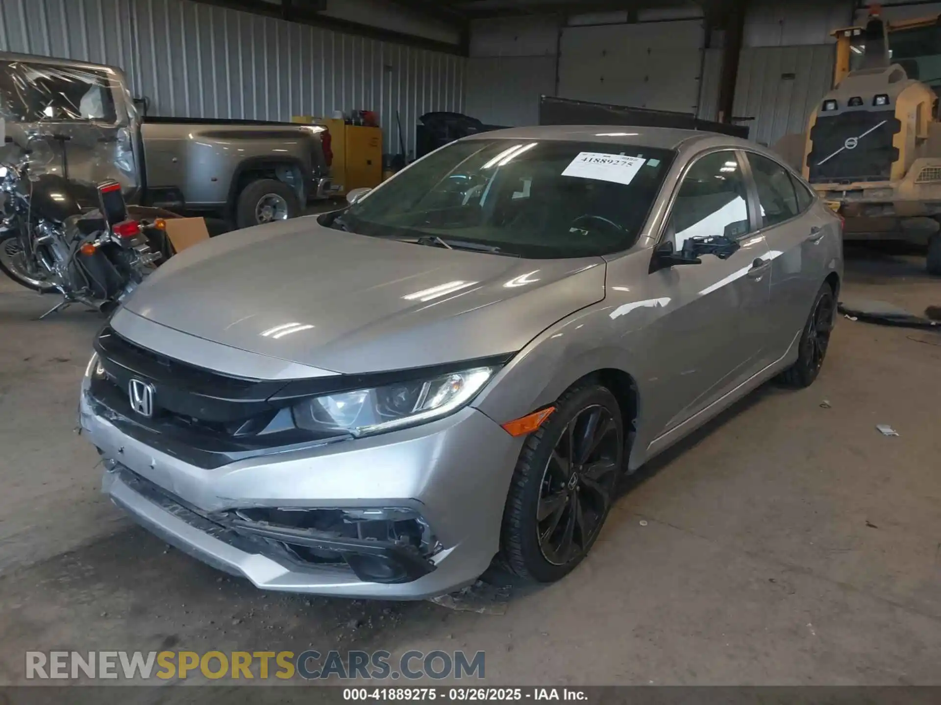2 Photograph of a damaged car 19XFC2F84LE208131 HONDA CIVIC 2020