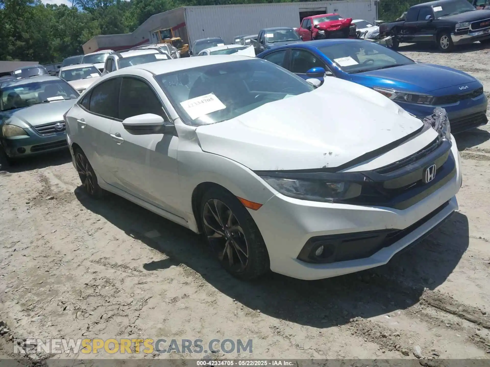 1 Photograph of a damaged car 19XFC2F85LE004289 HONDA CIVIC 2020