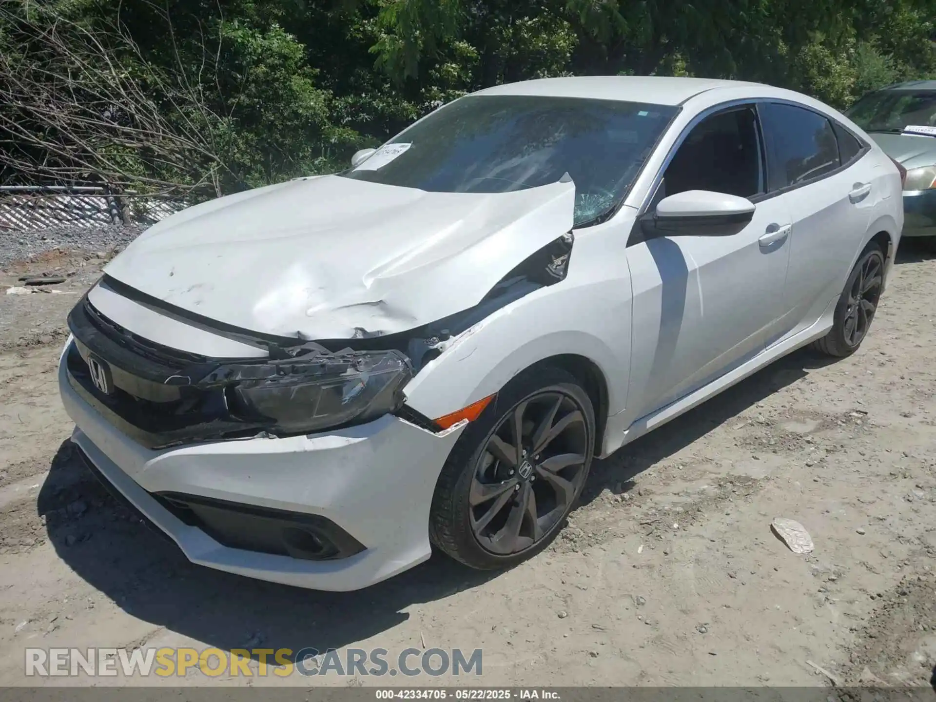 2 Photograph of a damaged car 19XFC2F85LE004289 HONDA CIVIC 2020