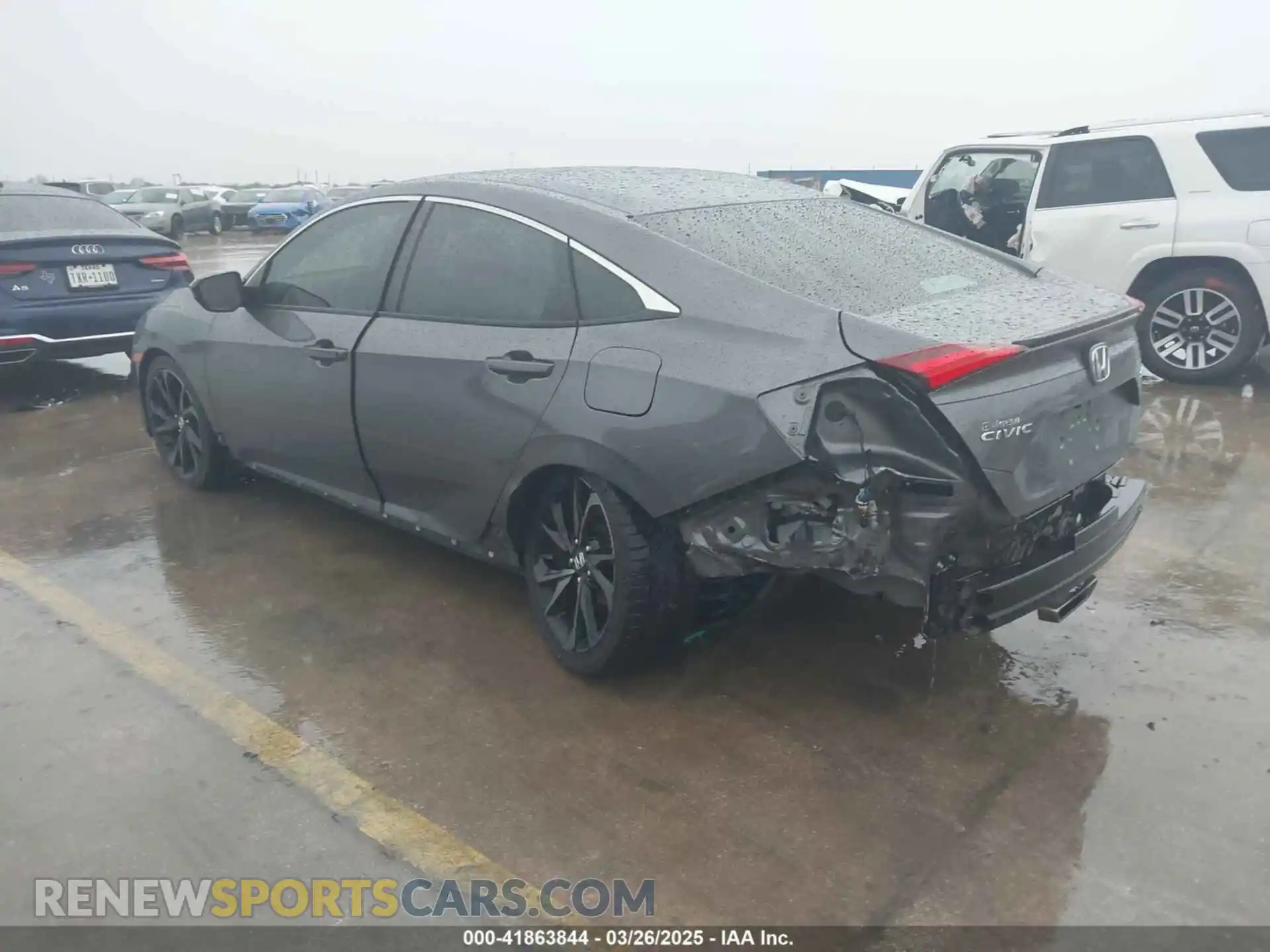 3 Photograph of a damaged car 19XFC2F86LE027595 HONDA CIVIC 2020