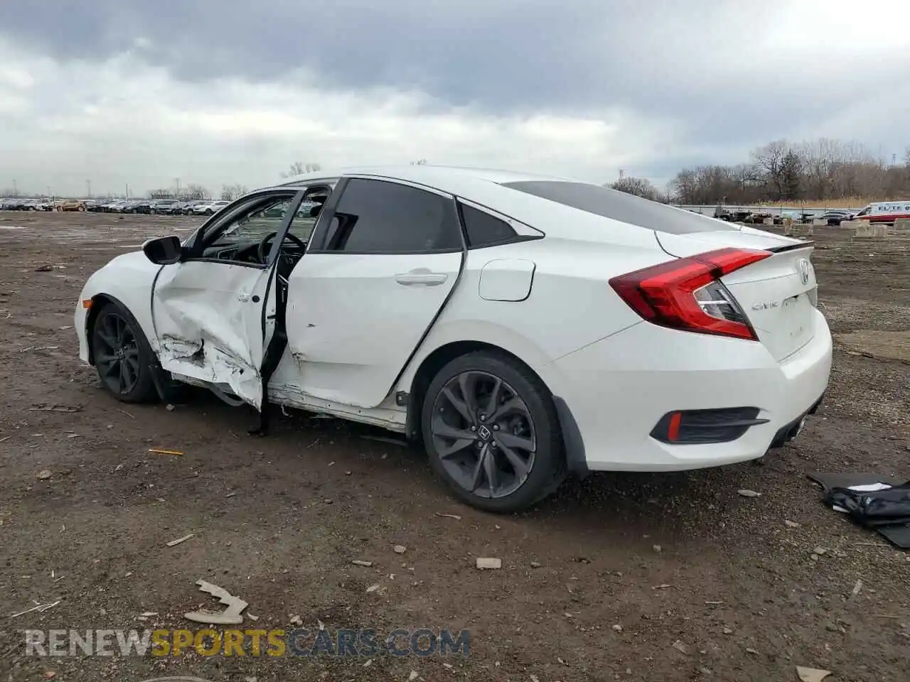 2 Photograph of a damaged car 19XFC2F86LE029959 HONDA CIVIC 2020