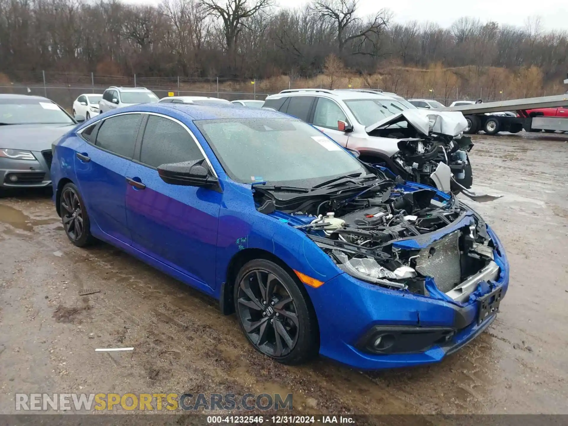 1 Photograph of a damaged car 19XFC2F87LE022647 HONDA CIVIC 2020