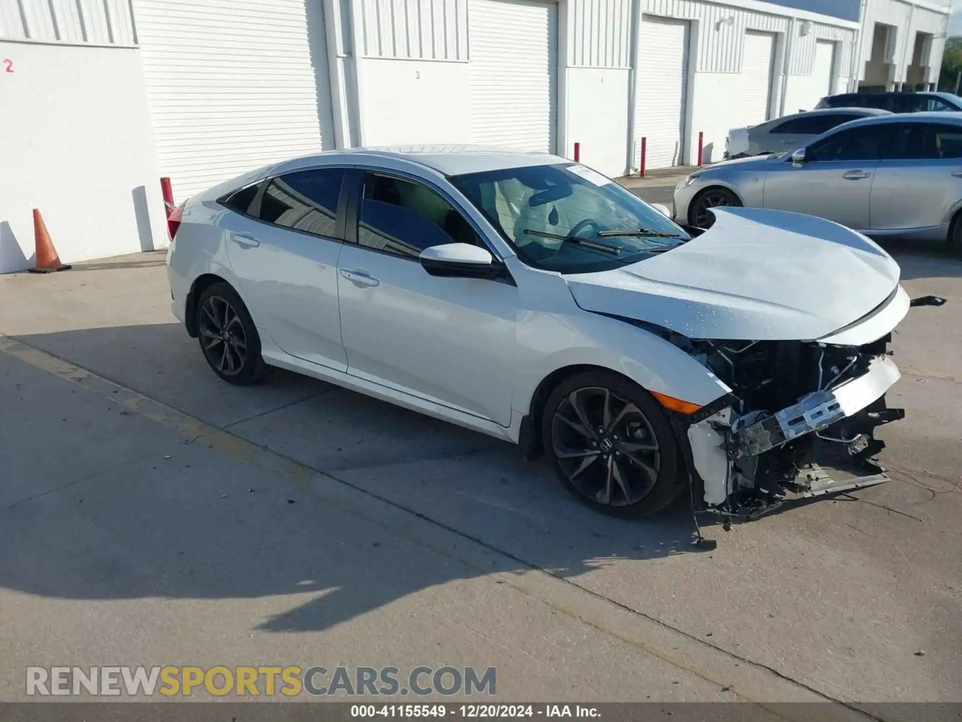 1 Photograph of a damaged car 19XFC2F87LE028271 HONDA CIVIC 2020
