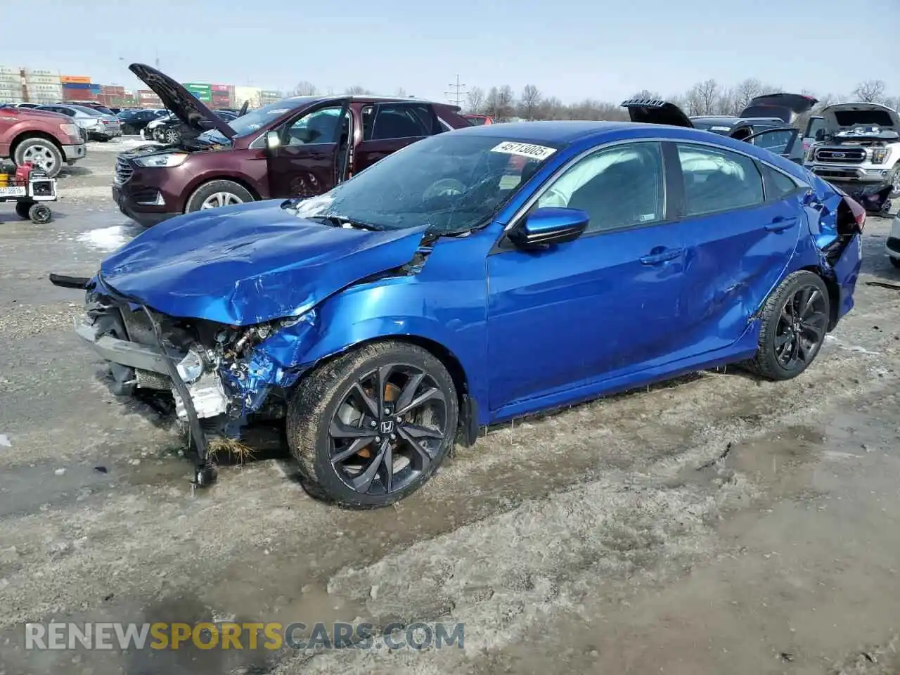 1 Photograph of a damaged car 19XFC2F88LE026285 HONDA CIVIC 2020