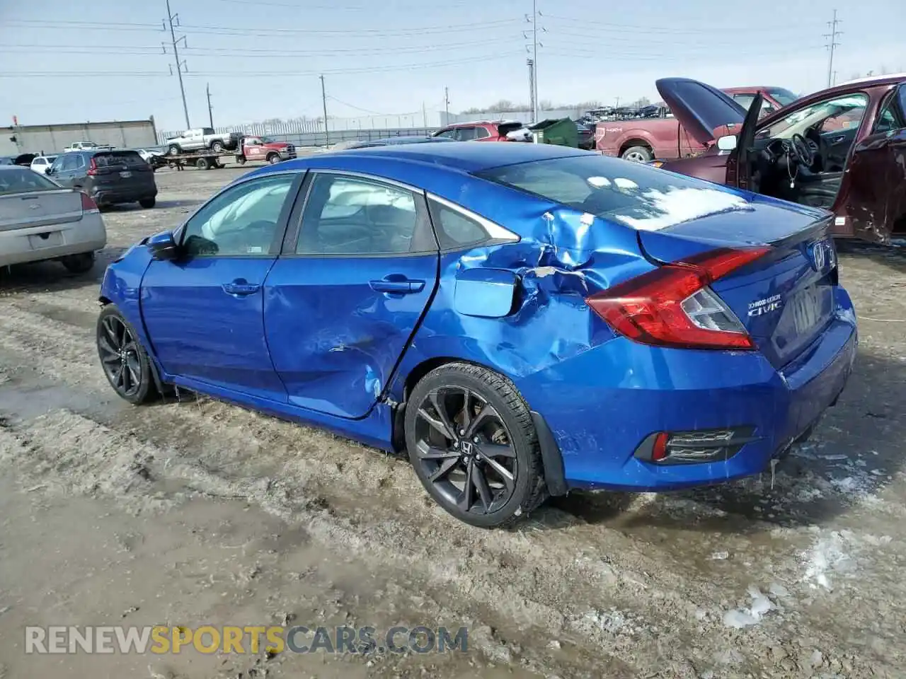 2 Photograph of a damaged car 19XFC2F88LE026285 HONDA CIVIC 2020