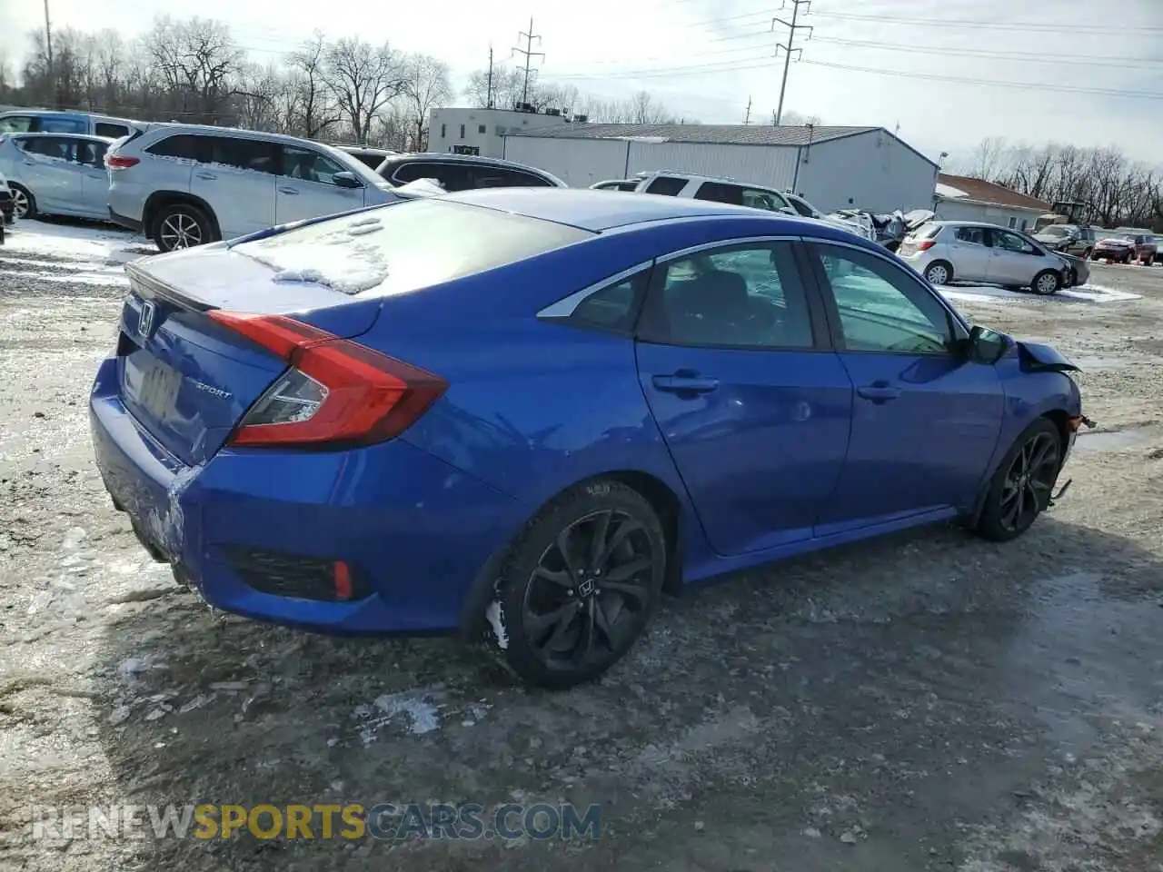3 Photograph of a damaged car 19XFC2F88LE026285 HONDA CIVIC 2020