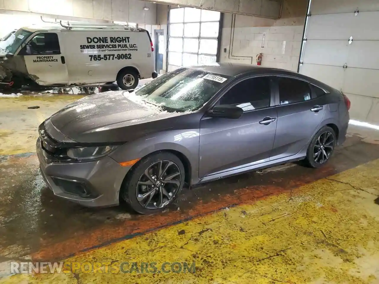 1 Photograph of a damaged car 19XFC2F88LE026335 HONDA CIVIC 2020
