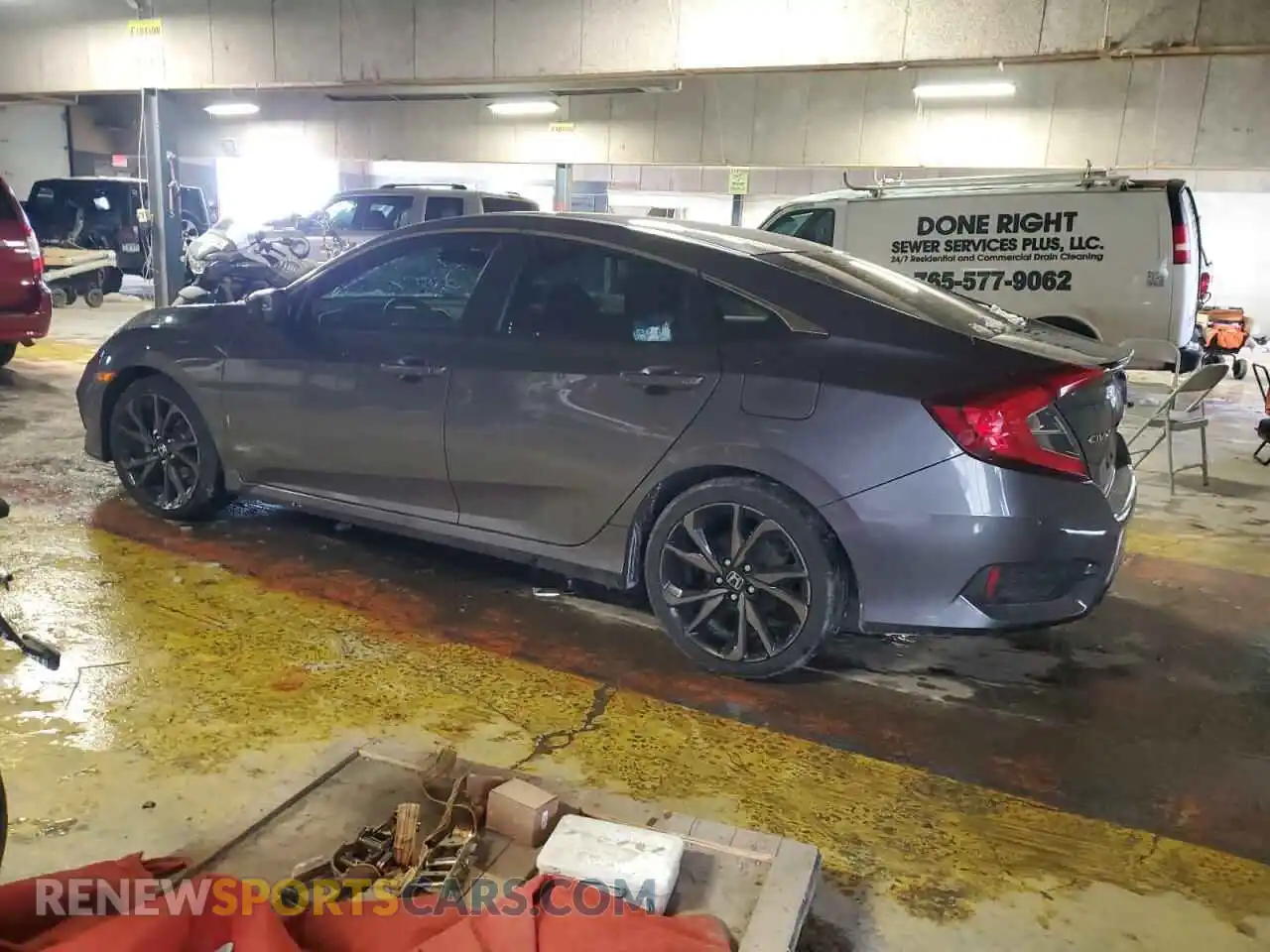 2 Photograph of a damaged car 19XFC2F88LE026335 HONDA CIVIC 2020