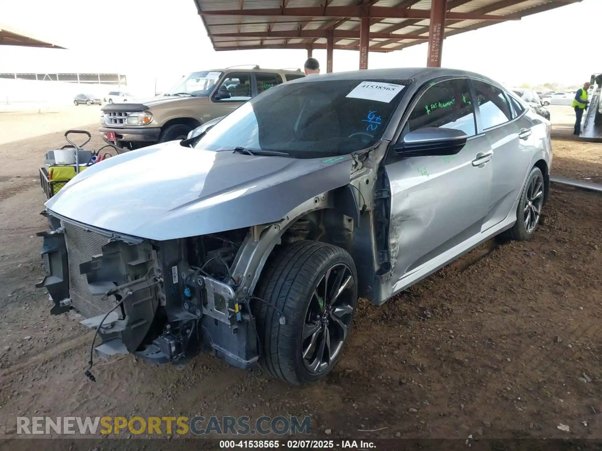 2 Photograph of a damaged car 19XFC2F88LE203398 HONDA CIVIC 2020