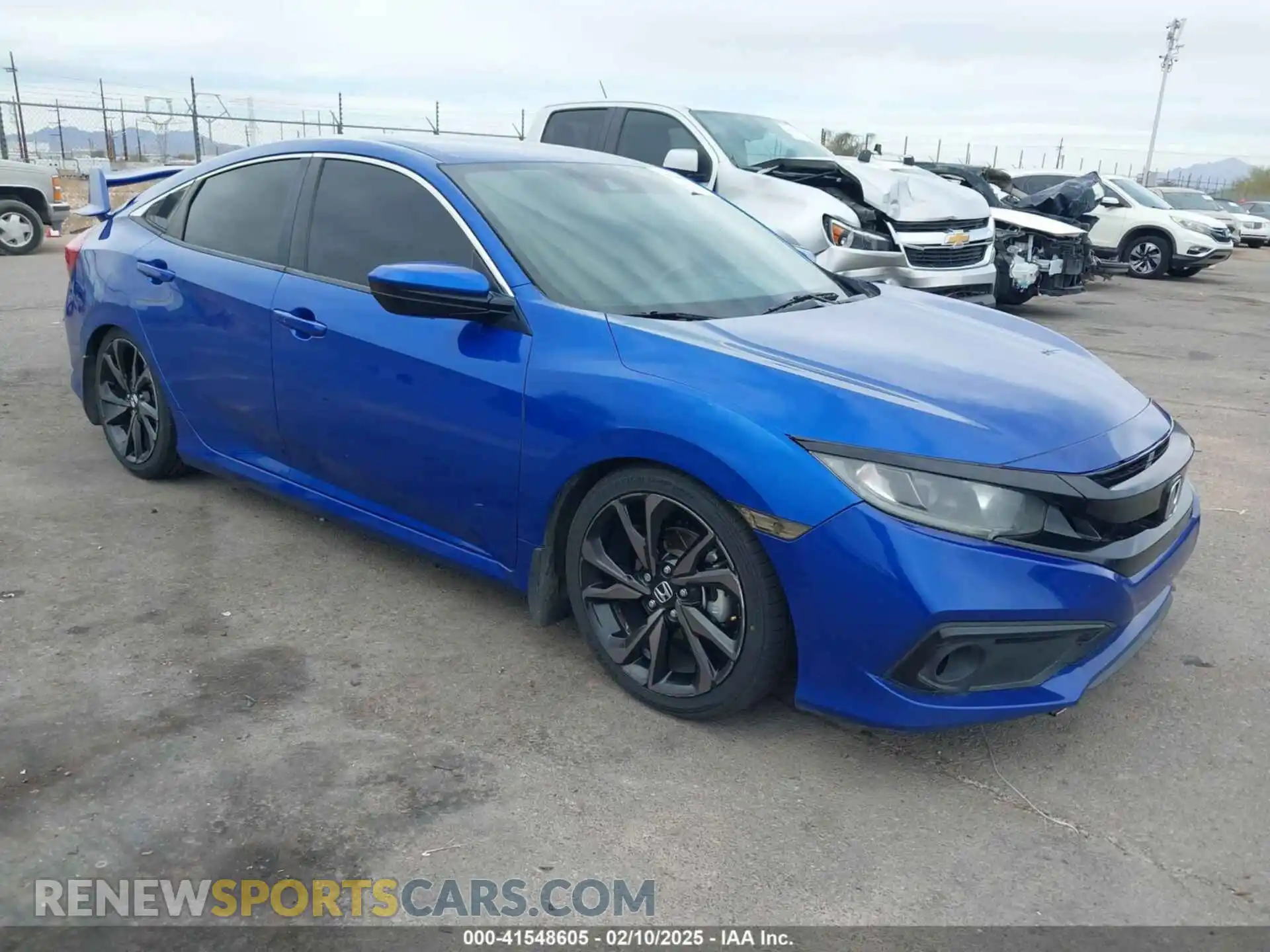 1 Photograph of a damaged car 19XFC2F89LE005011 HONDA CIVIC 2020