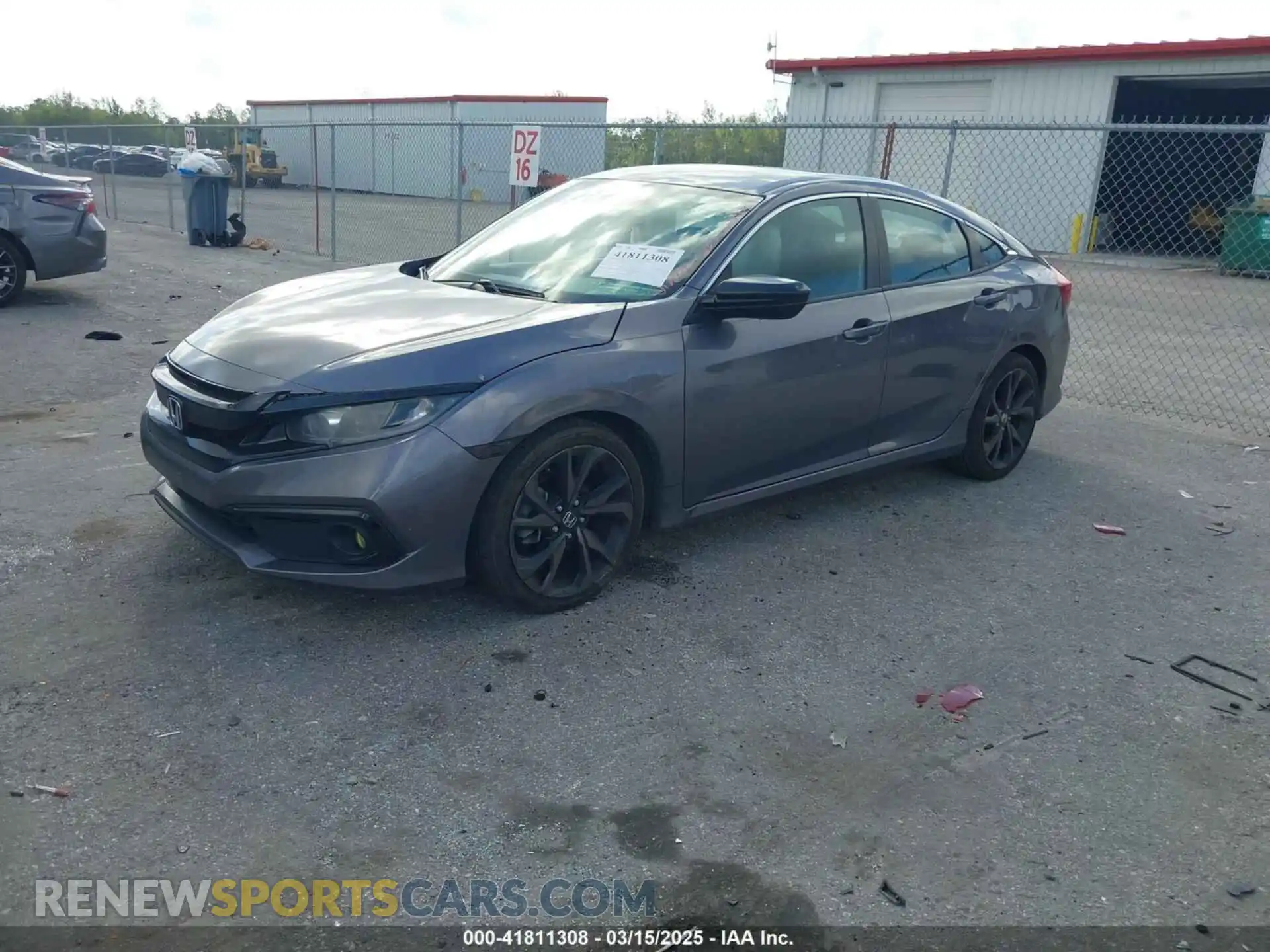 2 Photograph of a damaged car 19XFC2F89LE017644 HONDA CIVIC 2020