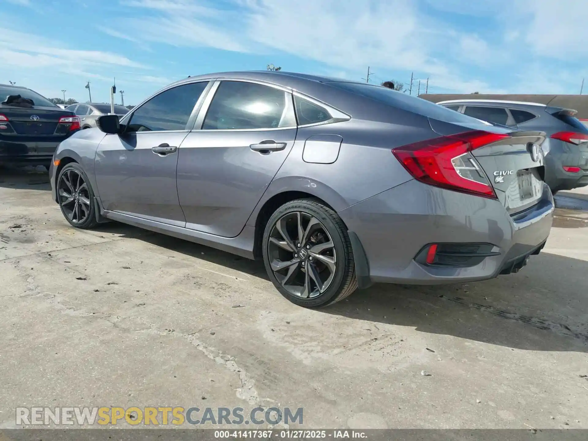 3 Photograph of a damaged car 19XFC2F8XLE006961 HONDA CIVIC 2020