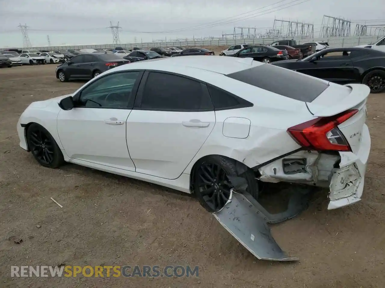2 Photograph of a damaged car 2HGFC1E58LH703567 HONDA CIVIC 2020