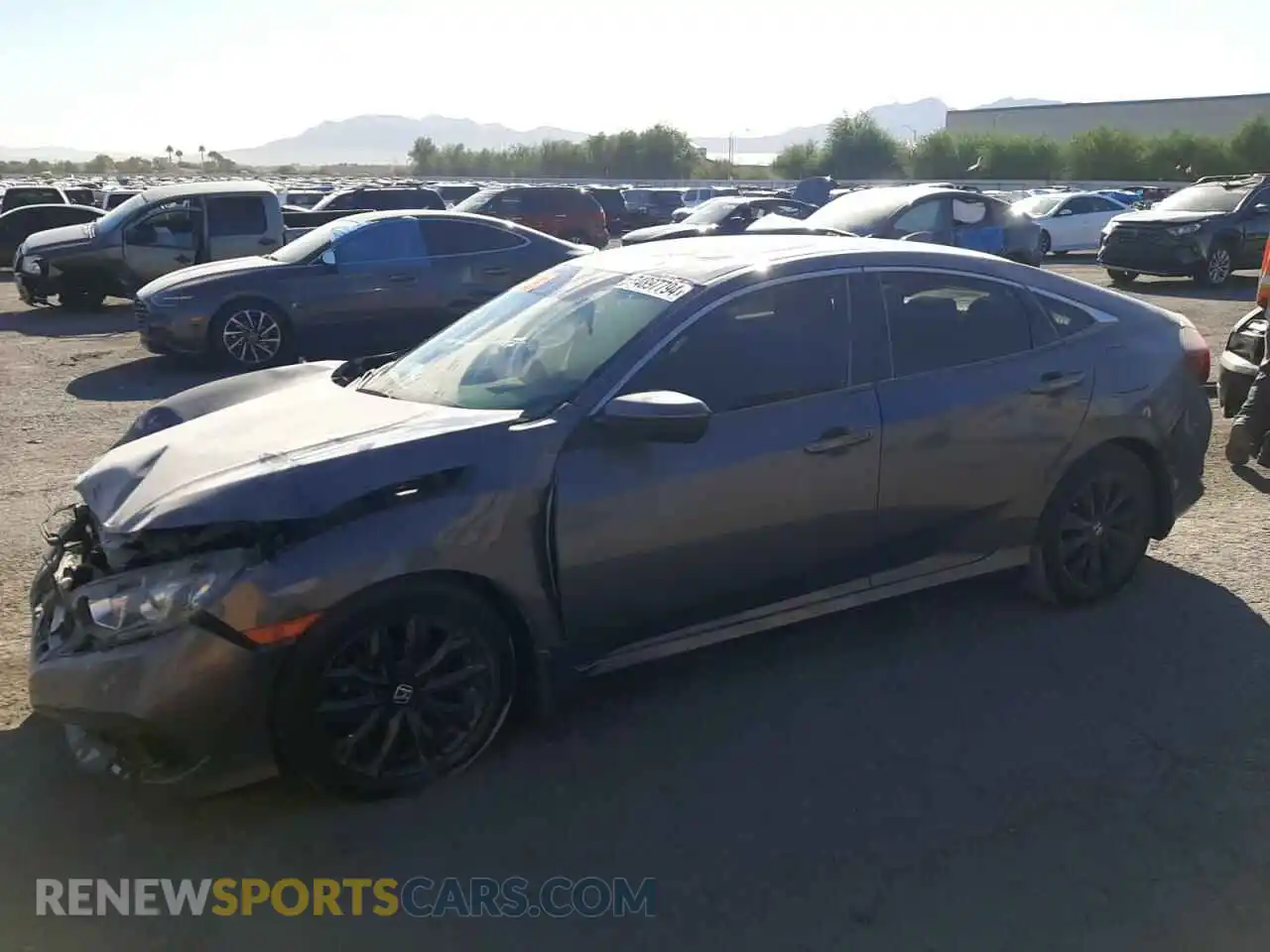 1 Photograph of a damaged car 2HGFC1F36LH681534 HONDA CIVIC 2020