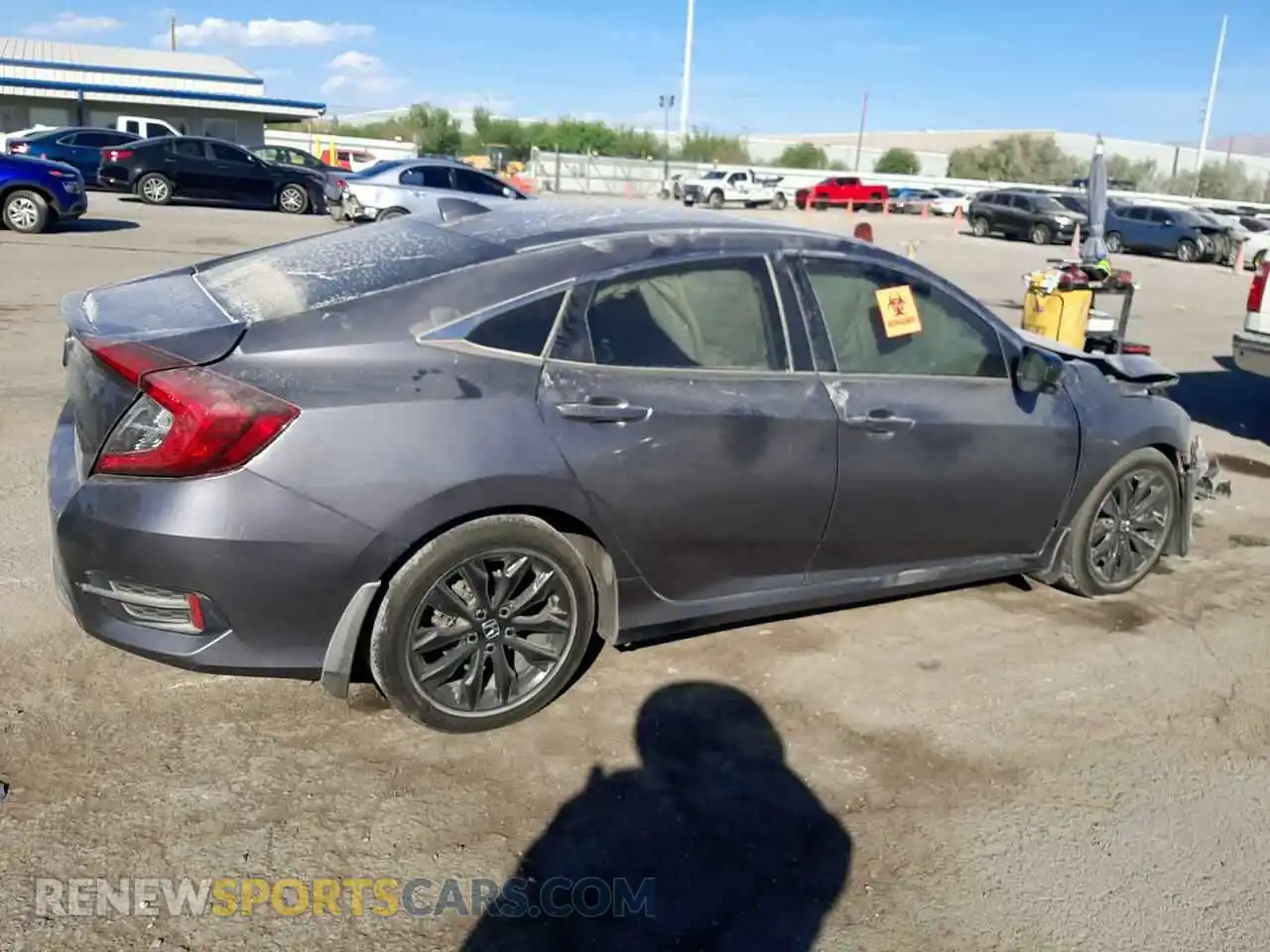 3 Photograph of a damaged car 2HGFC1F36LH681534 HONDA CIVIC 2020