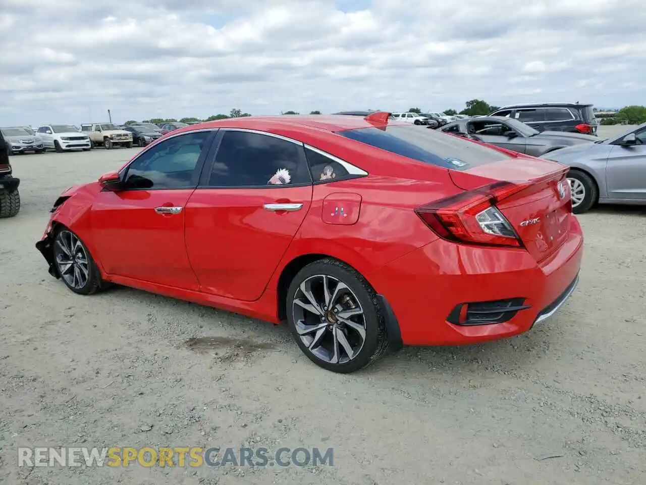 2 Photograph of a damaged car 2HGFC1F91LH683003 HONDA CIVIC 2020