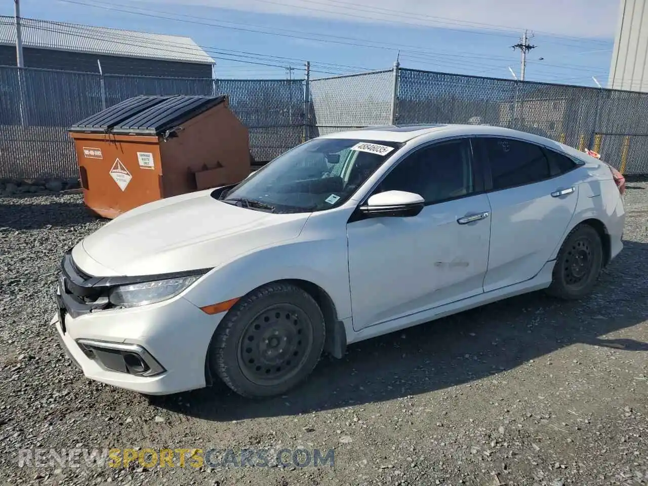 1 Photograph of a damaged car 2HGFC1F97LH101034 HONDA CIVIC 2020