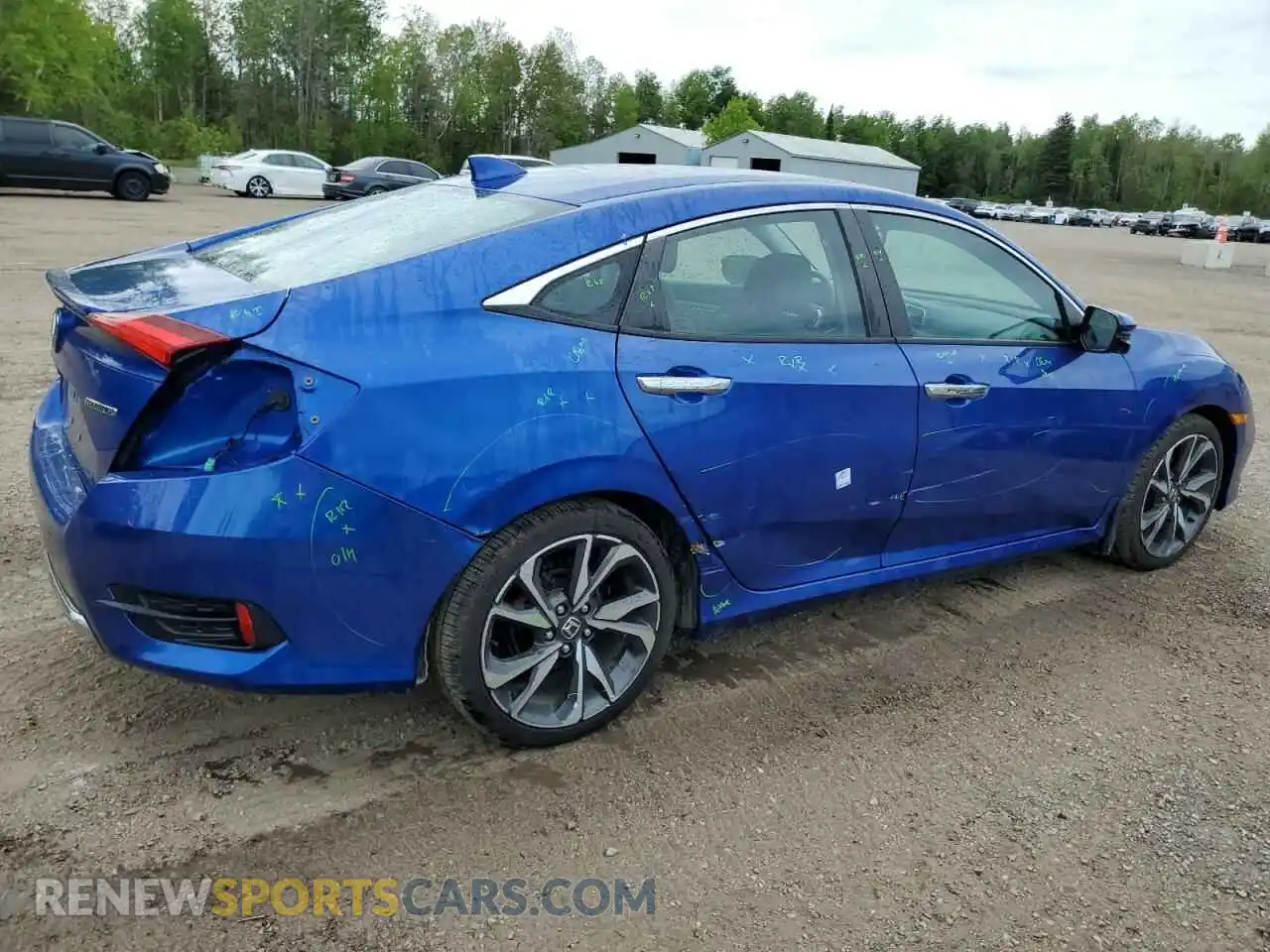 3 Photograph of a damaged car 2HGFC1F99LH103089 HONDA CIVIC 2020