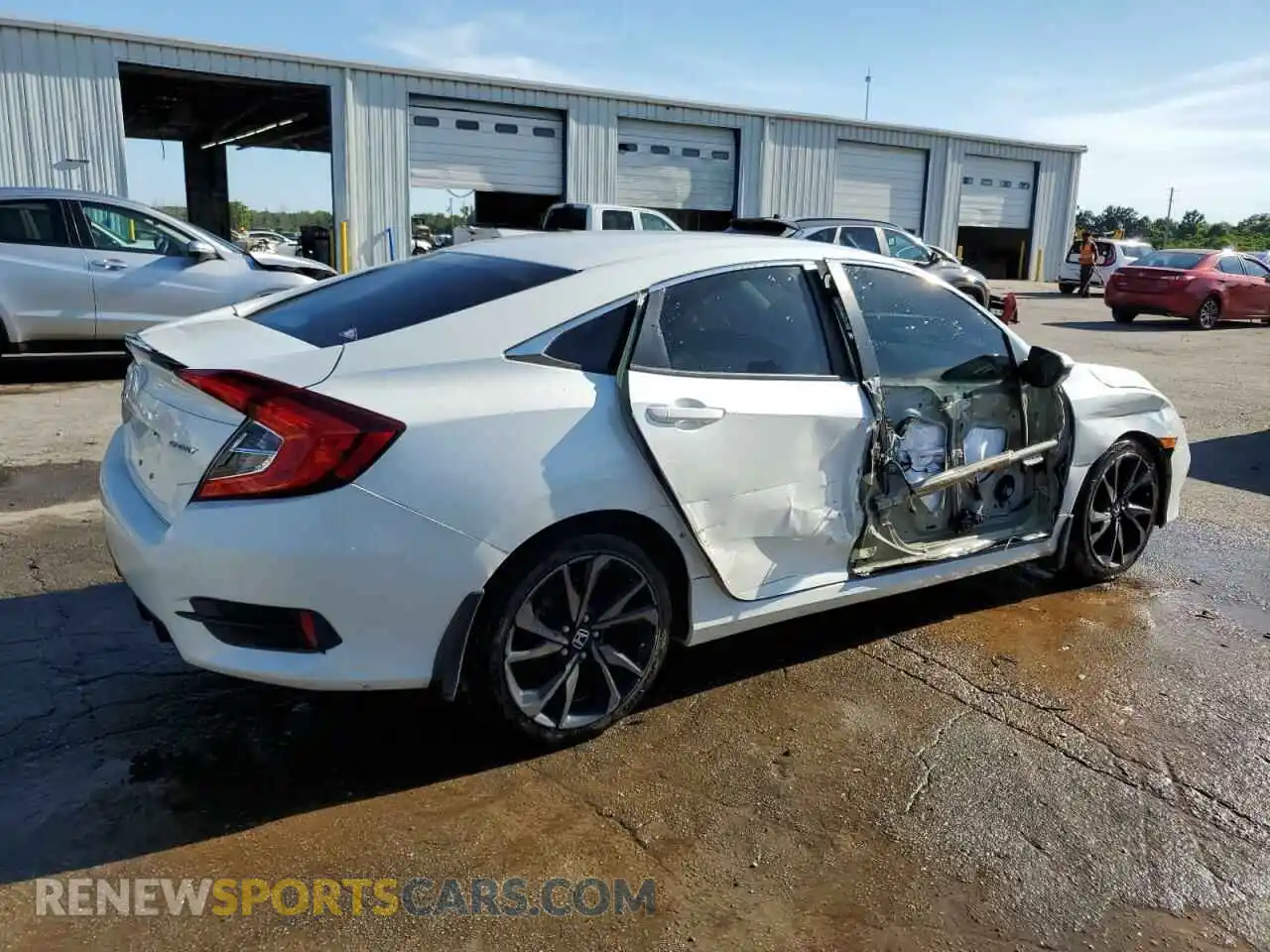 3 Photograph of a damaged car 2HGFC2E80LH505176 HONDA CIVIC 2020