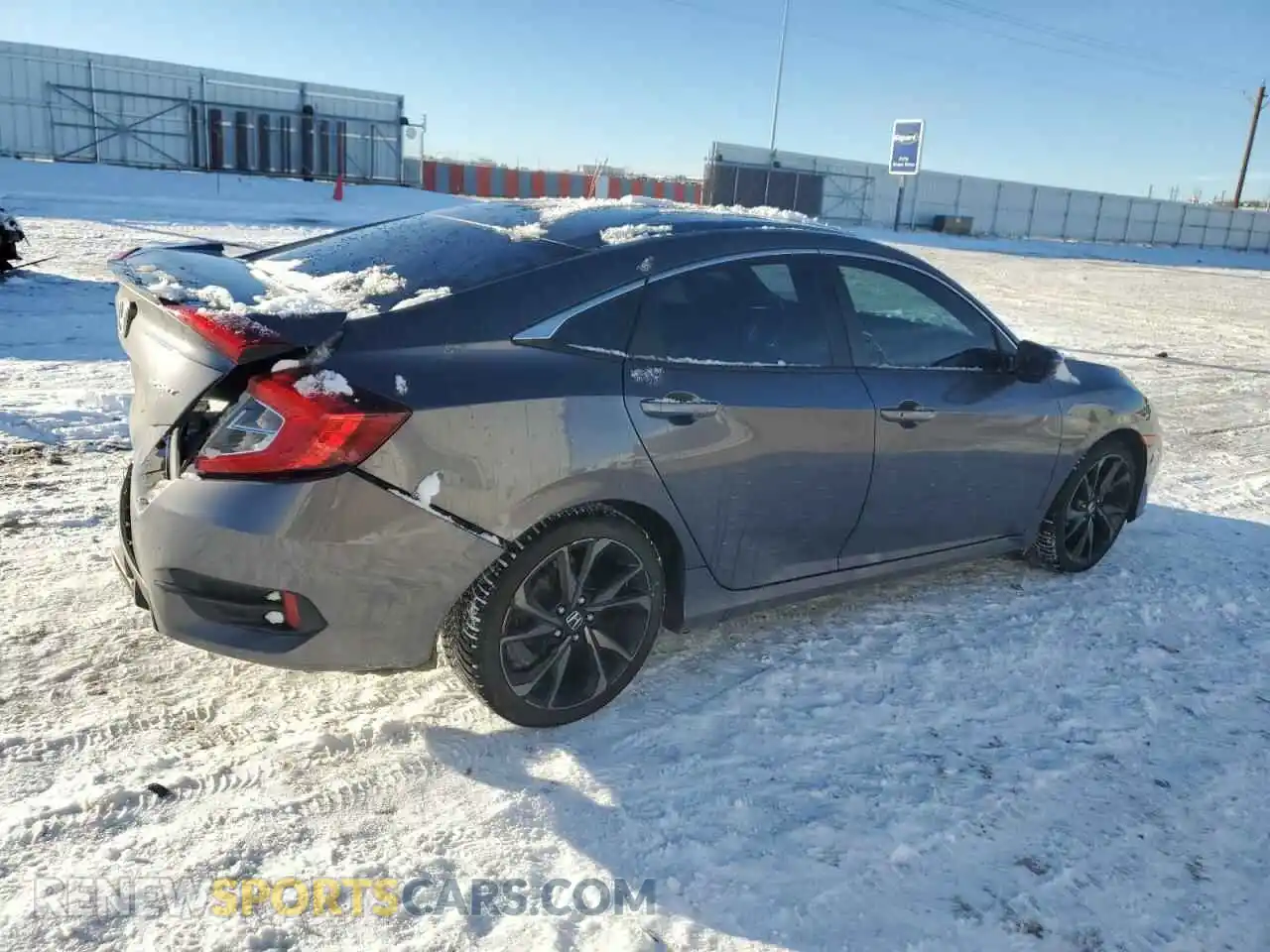 3 Photograph of a damaged car 2HGFC2E83LH527060 HONDA CIVIC 2020