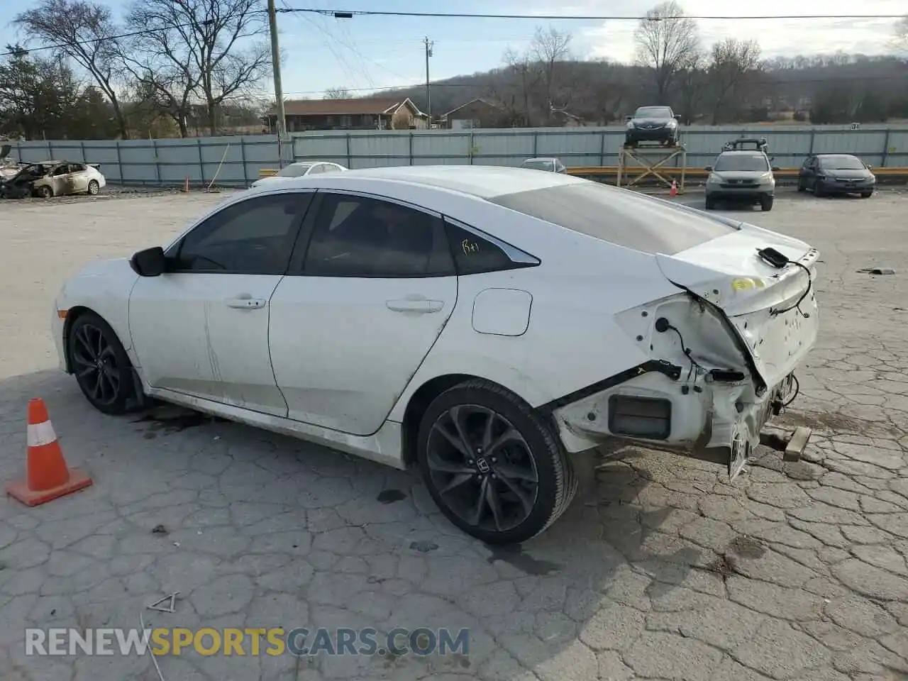 2 Photograph of a damaged car 2HGFC2E88LH531783 HONDA CIVIC 2020