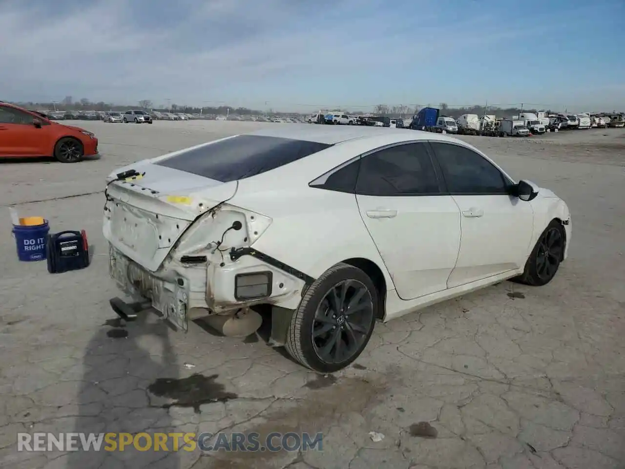 3 Photograph of a damaged car 2HGFC2E88LH531783 HONDA CIVIC 2020