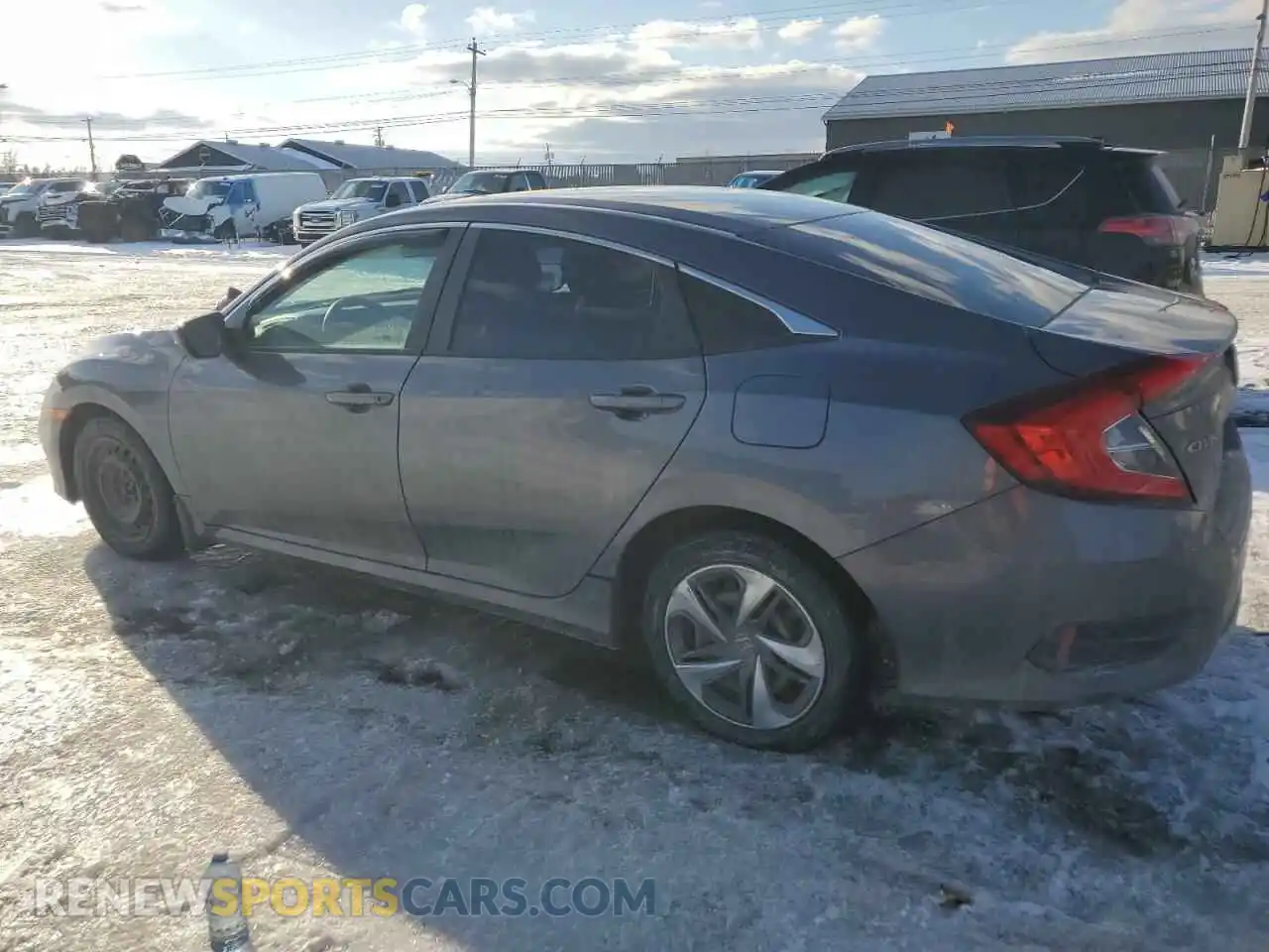 2 Photograph of a damaged car 2HGFC2F52LH018369 HONDA CIVIC 2020
