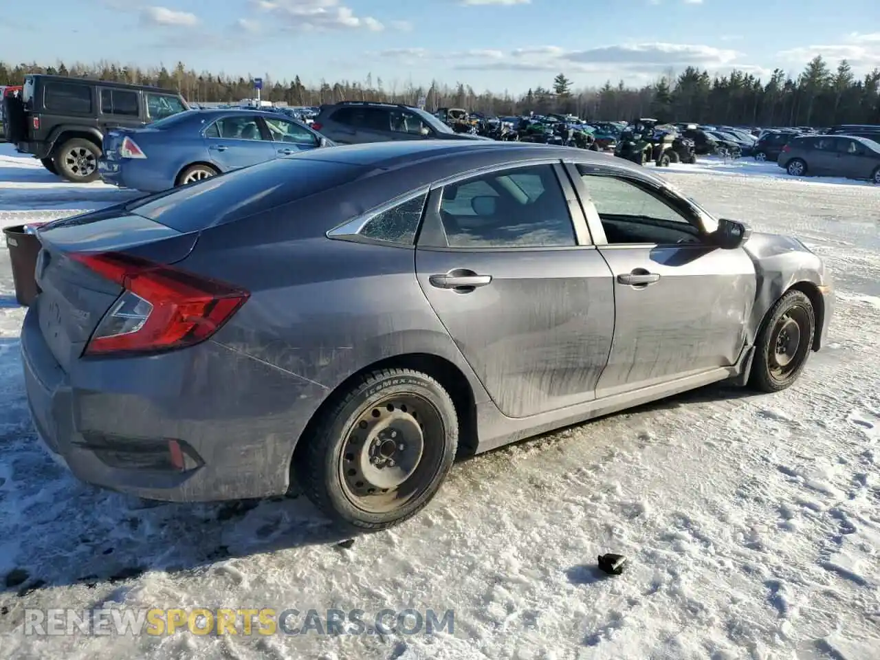 3 Photograph of a damaged car 2HGFC2F52LH018369 HONDA CIVIC 2020