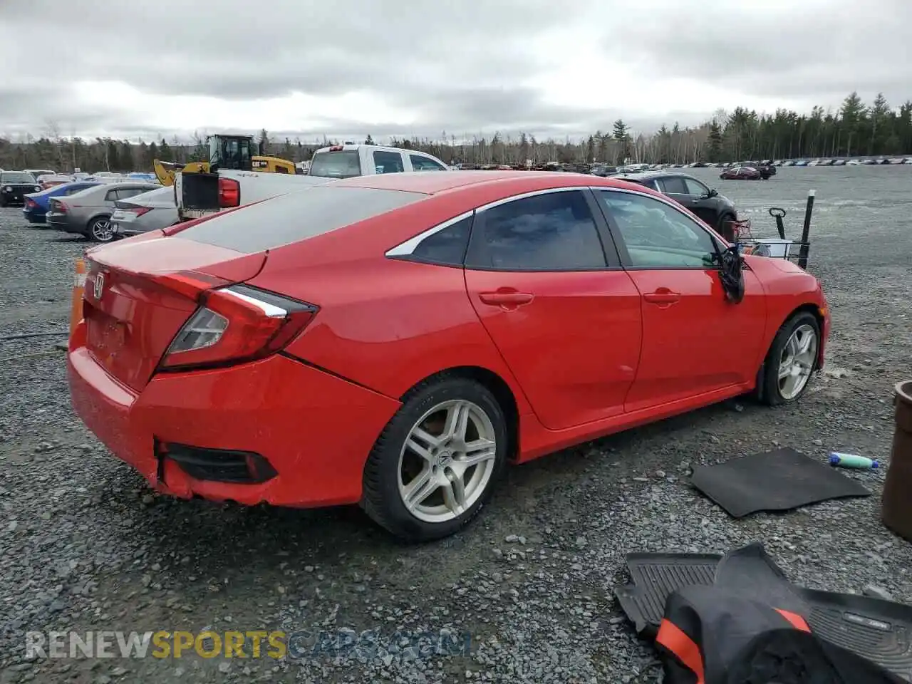 3 Photograph of a damaged car 2HGFC2F54LH001959 HONDA CIVIC 2020
