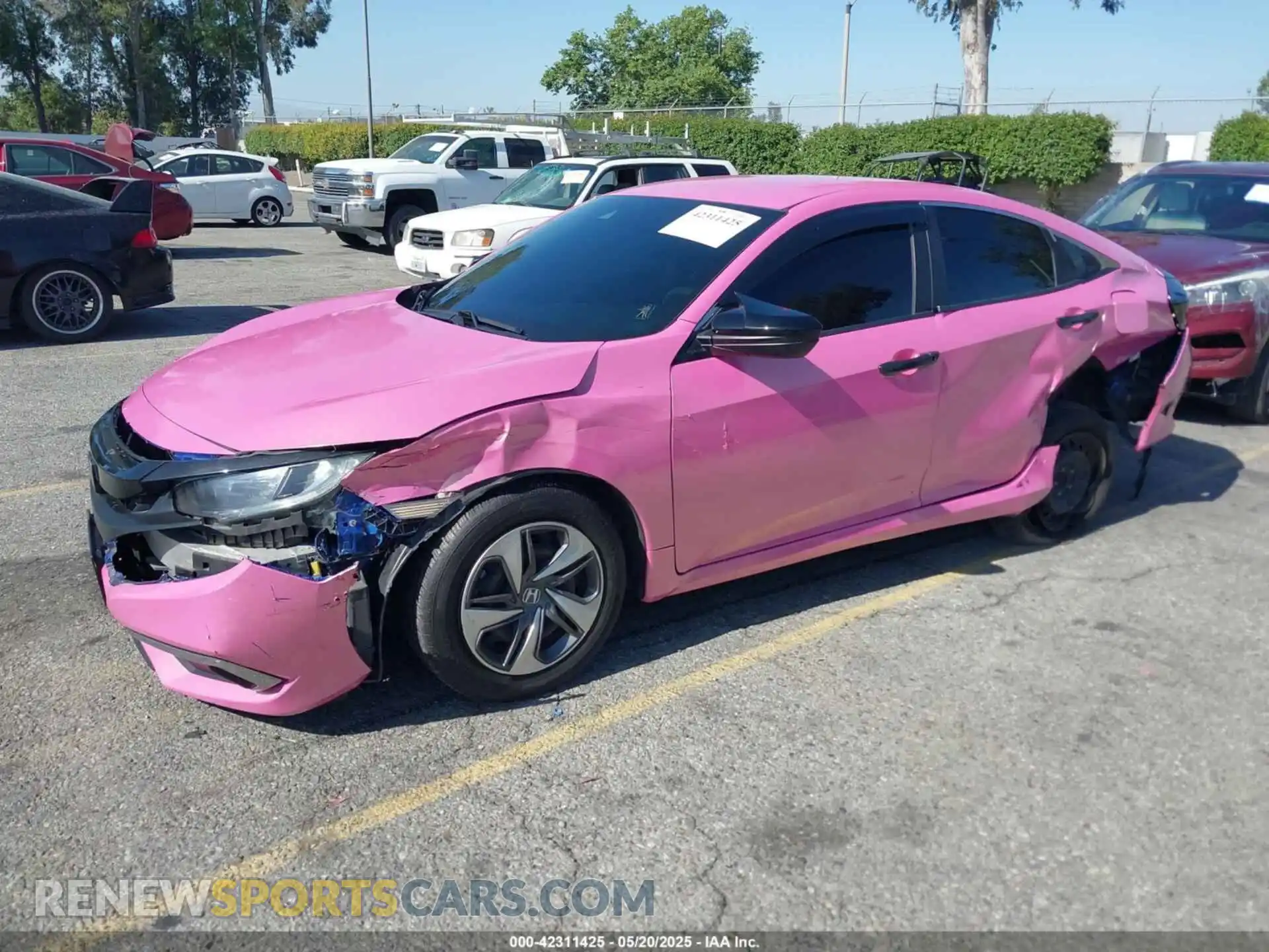 2 Photograph of a damaged car 2HGFC2F60LH512433 HONDA CIVIC 2020