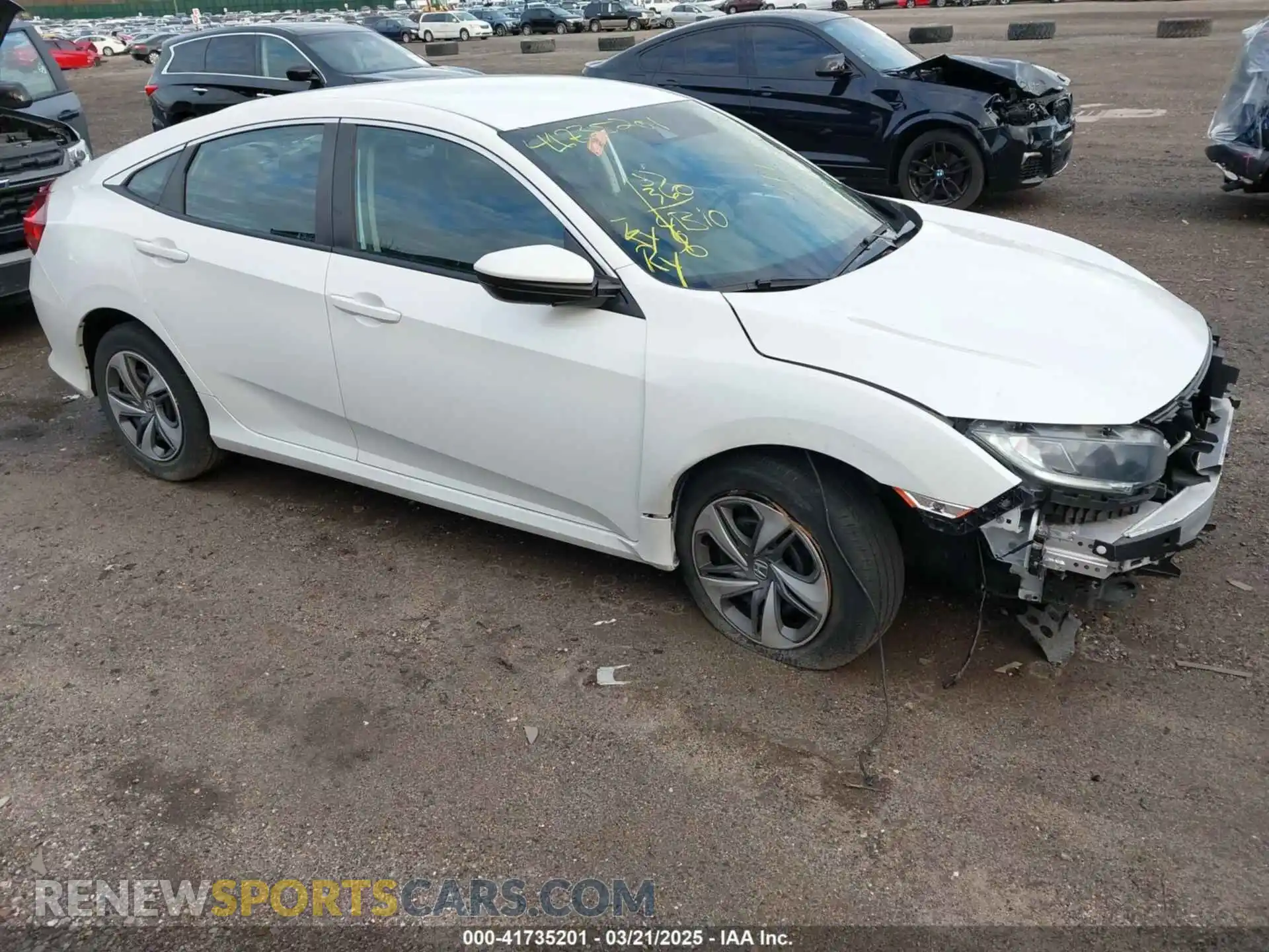 1 Photograph of a damaged car 2HGFC2F60LH524310 HONDA CIVIC 2020