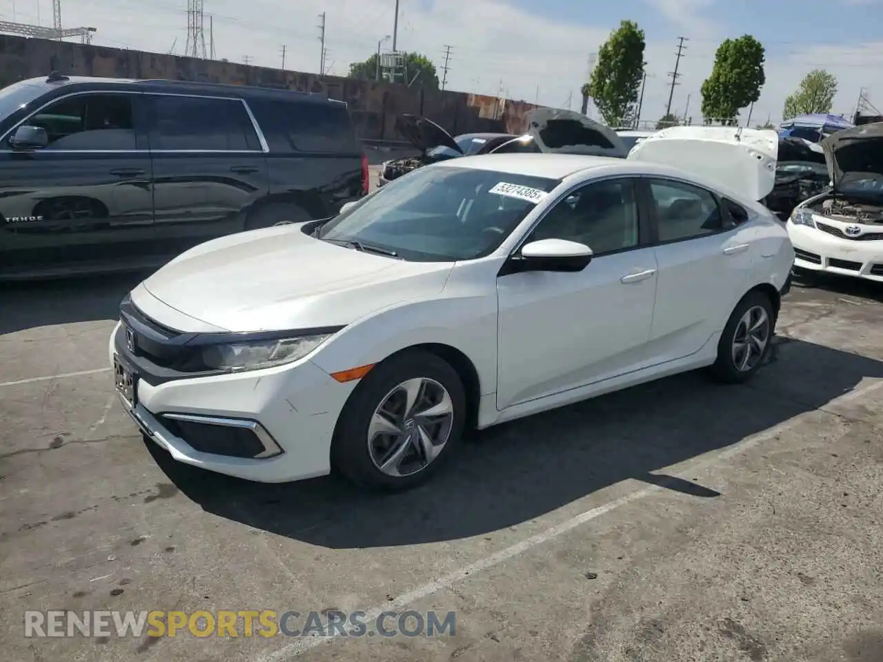 1 Photograph of a damaged car 2HGFC2F60LH547621 HONDA CIVIC 2020