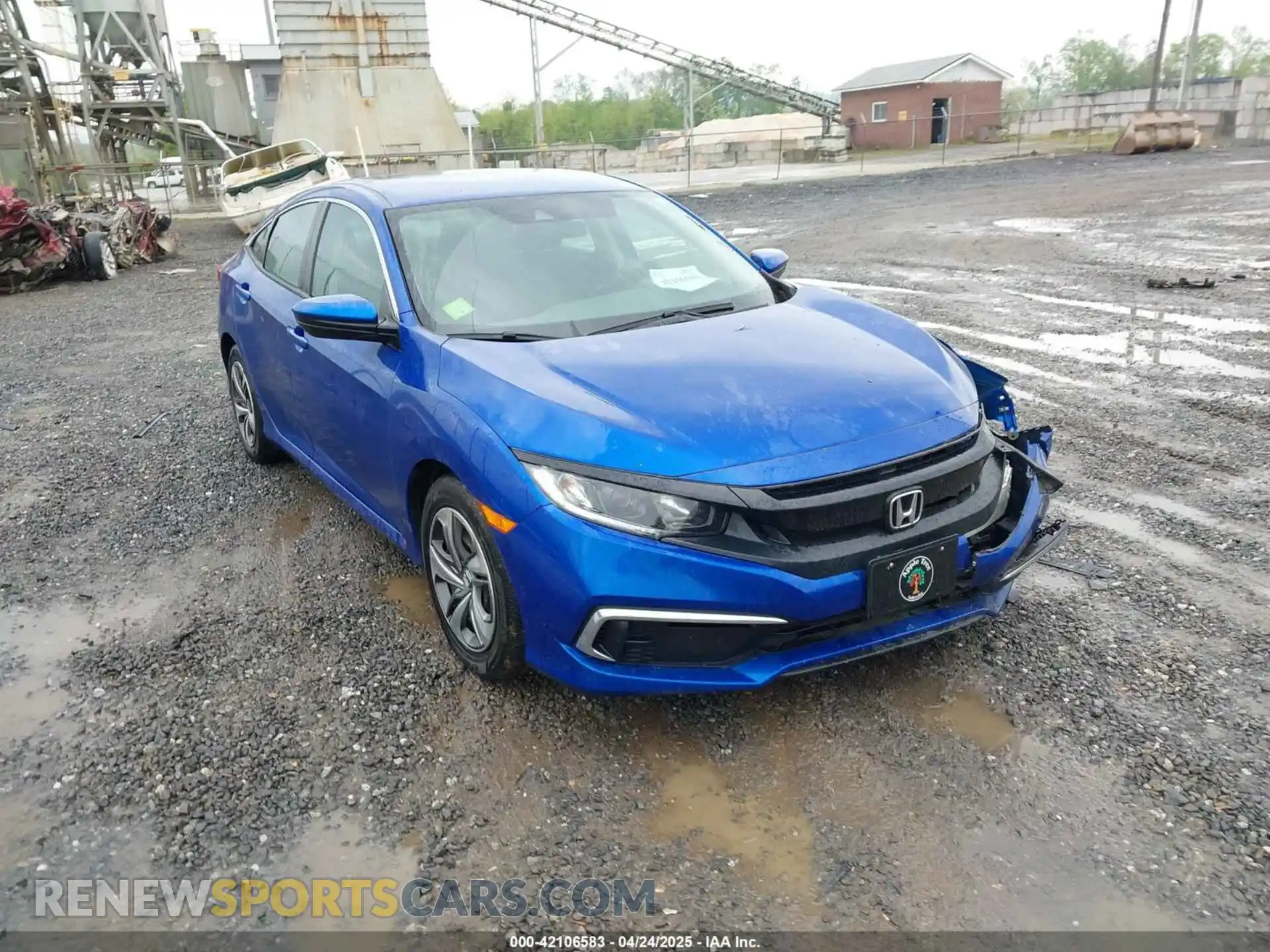 1 Photograph of a damaged car 2HGFC2F60LH548509 HONDA CIVIC 2020