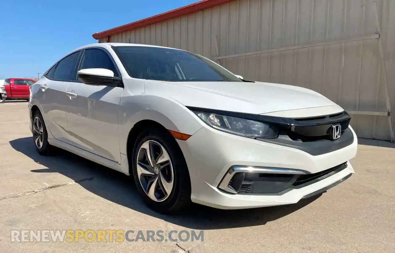 1 Photograph of a damaged car 2HGFC2F60LH574916 HONDA CIVIC 2020