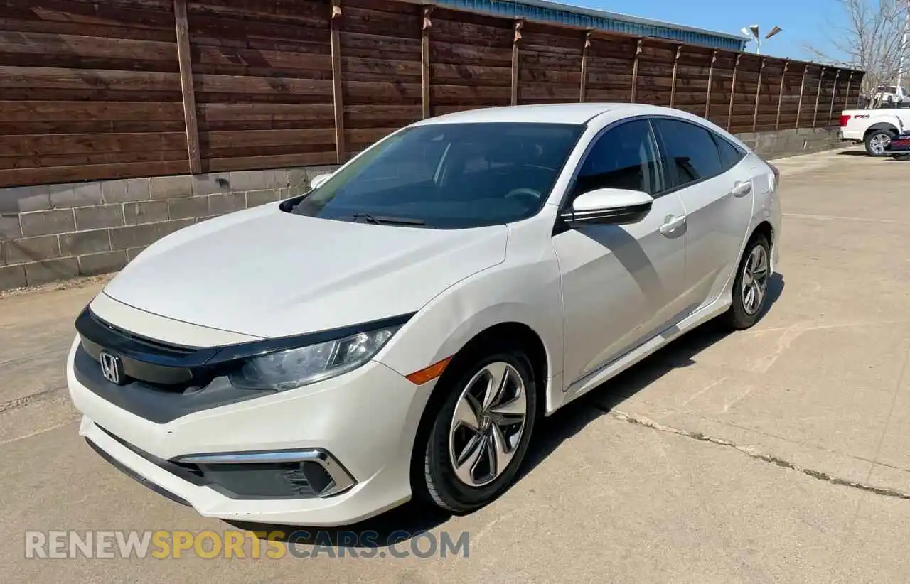 2 Photograph of a damaged car 2HGFC2F60LH574916 HONDA CIVIC 2020