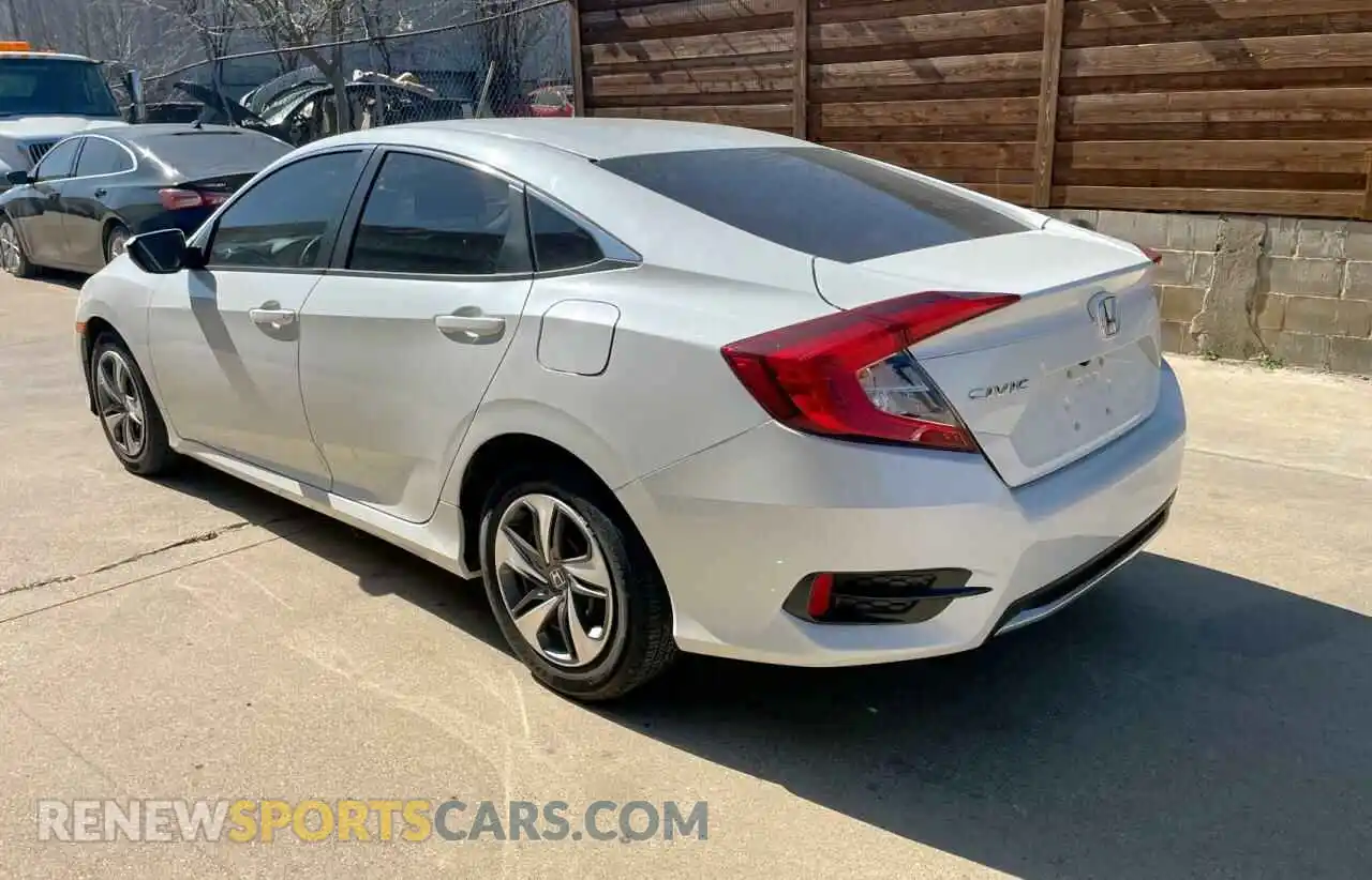 3 Photograph of a damaged car 2HGFC2F60LH574916 HONDA CIVIC 2020