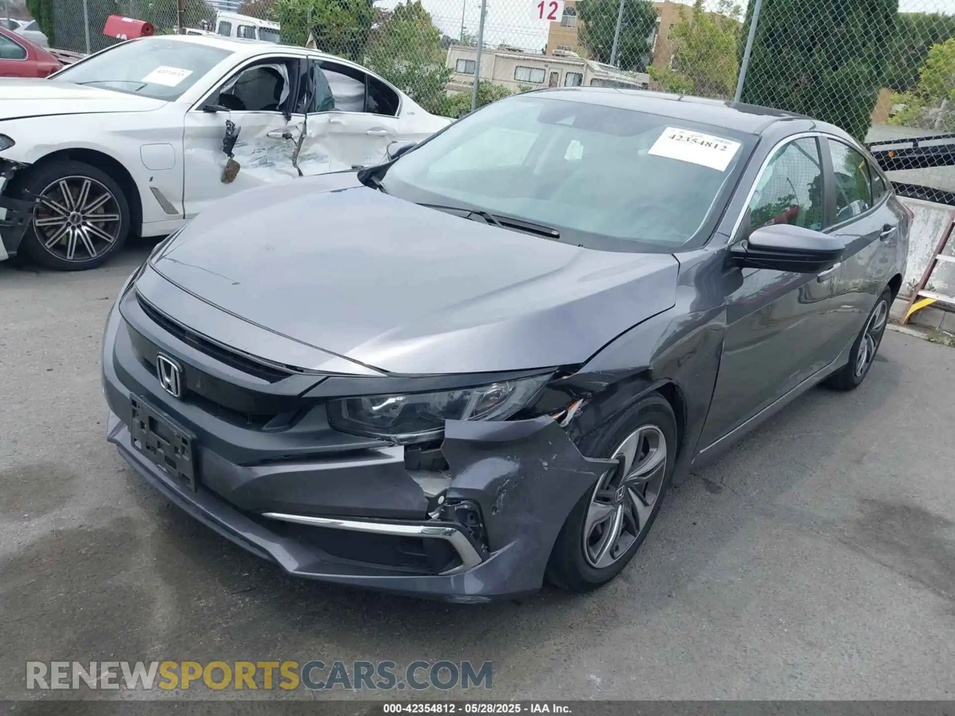 2 Photograph of a damaged car 2HGFC2F60LH596396 HONDA CIVIC 2020