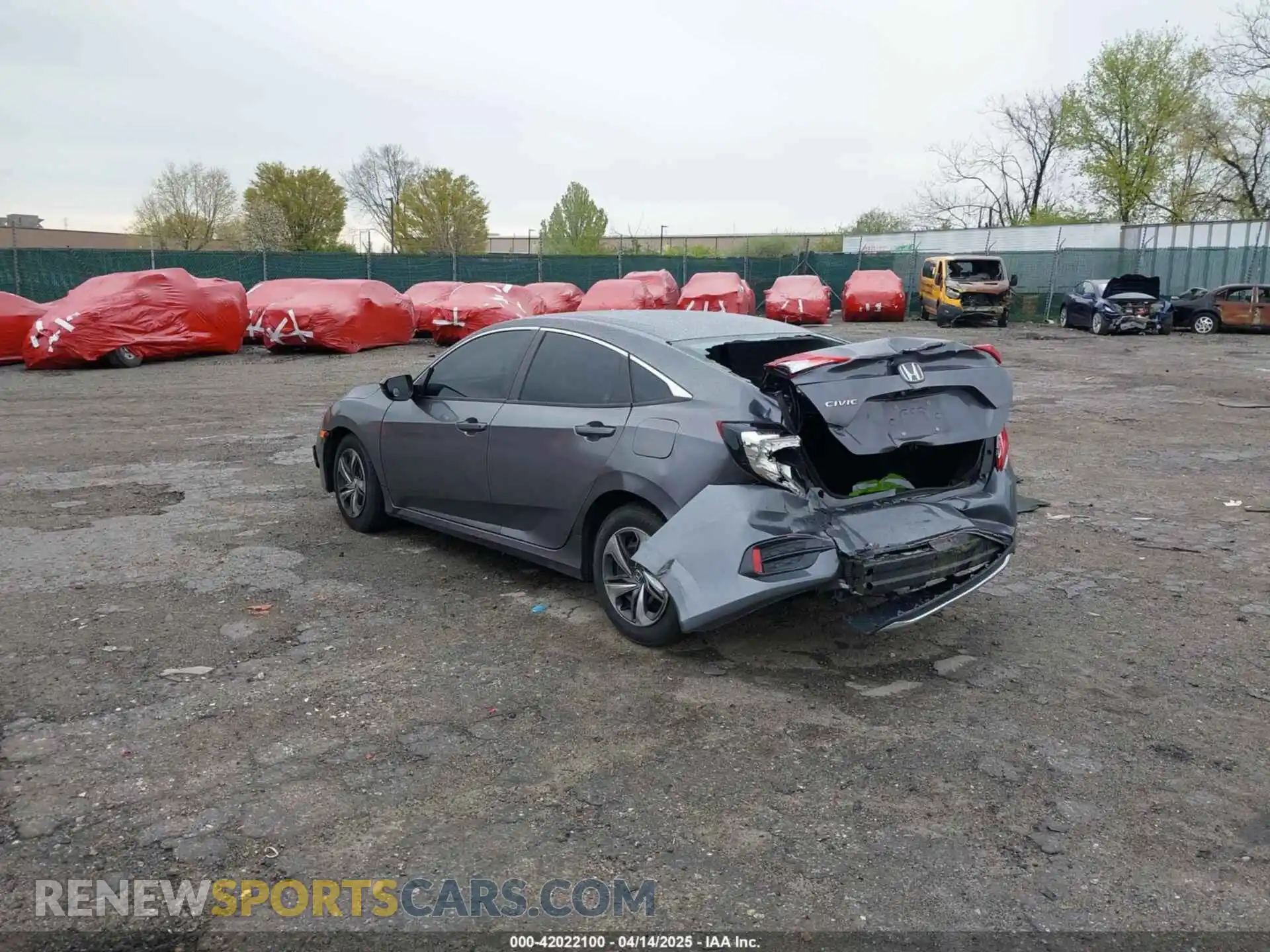 3 Photograph of a damaged car 2HGFC2F60LH601824 HONDA CIVIC 2020